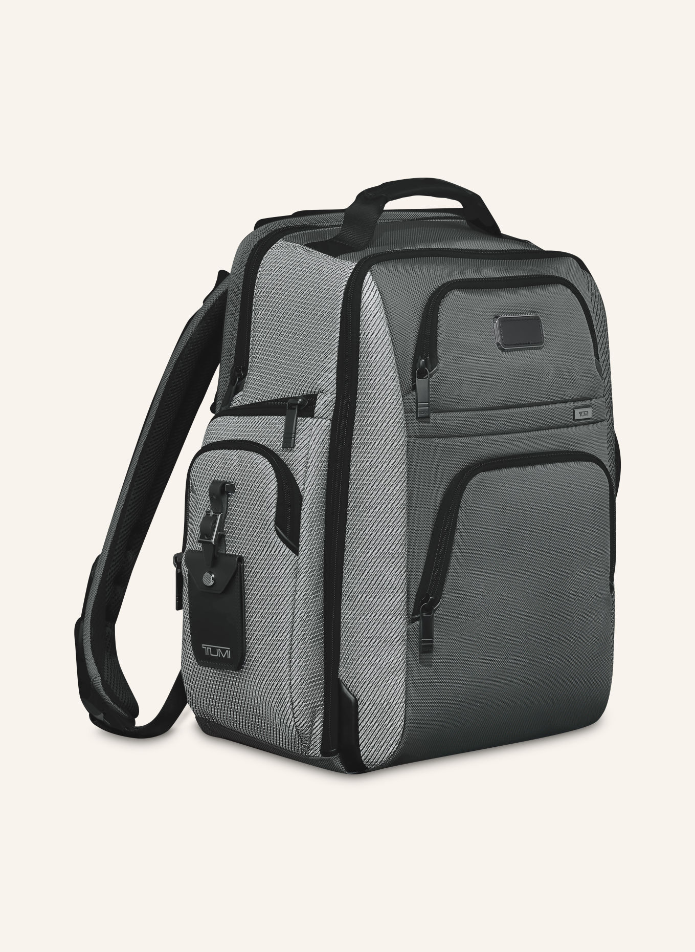 TUMI ALPHA Backpack with laptop compartment: GRAY / BLACK