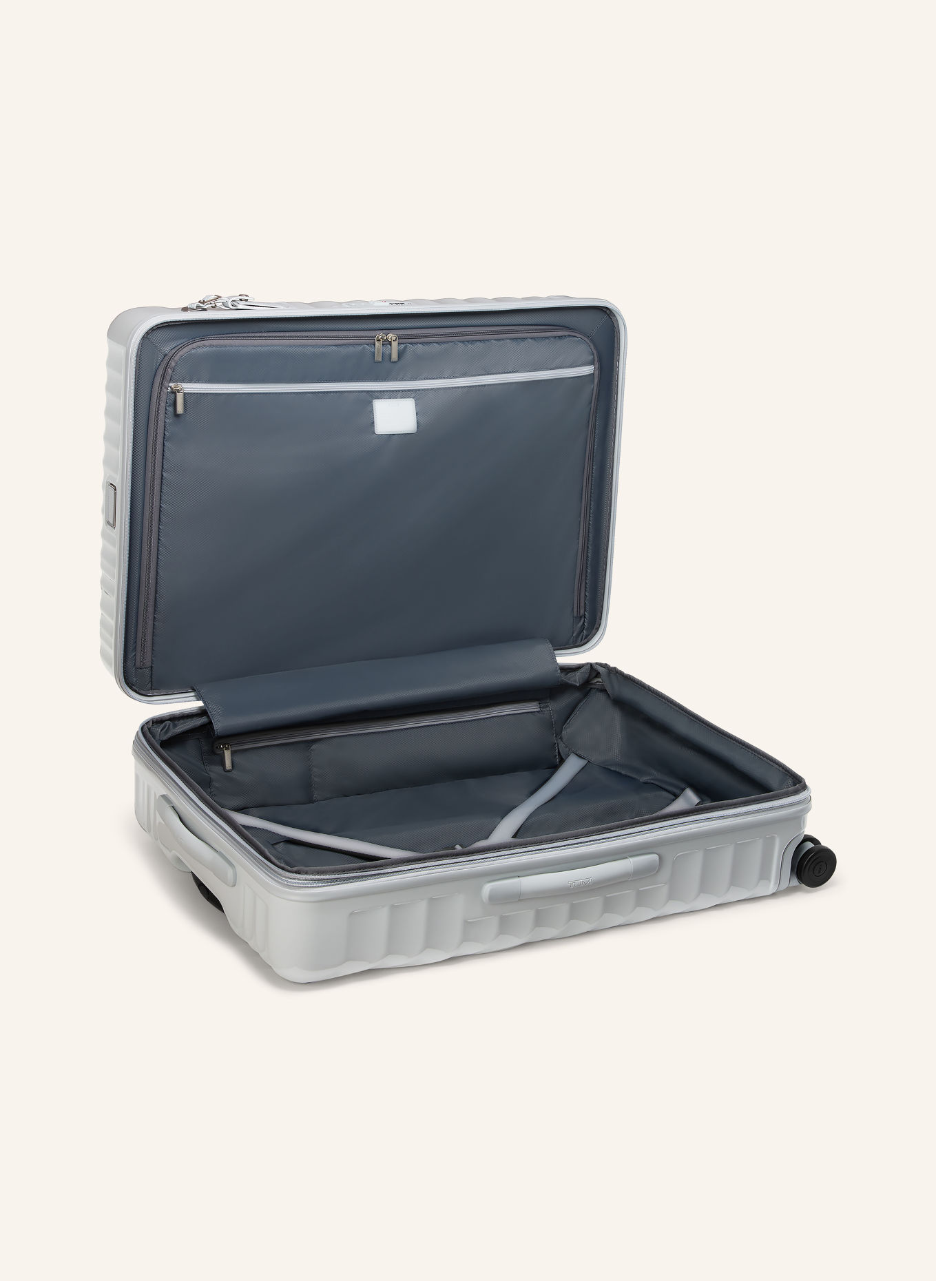 TUMI 19 DEGREE Trolley LARGE FRONT ACCESS EXPANDABLE CHECKED: BEIGE