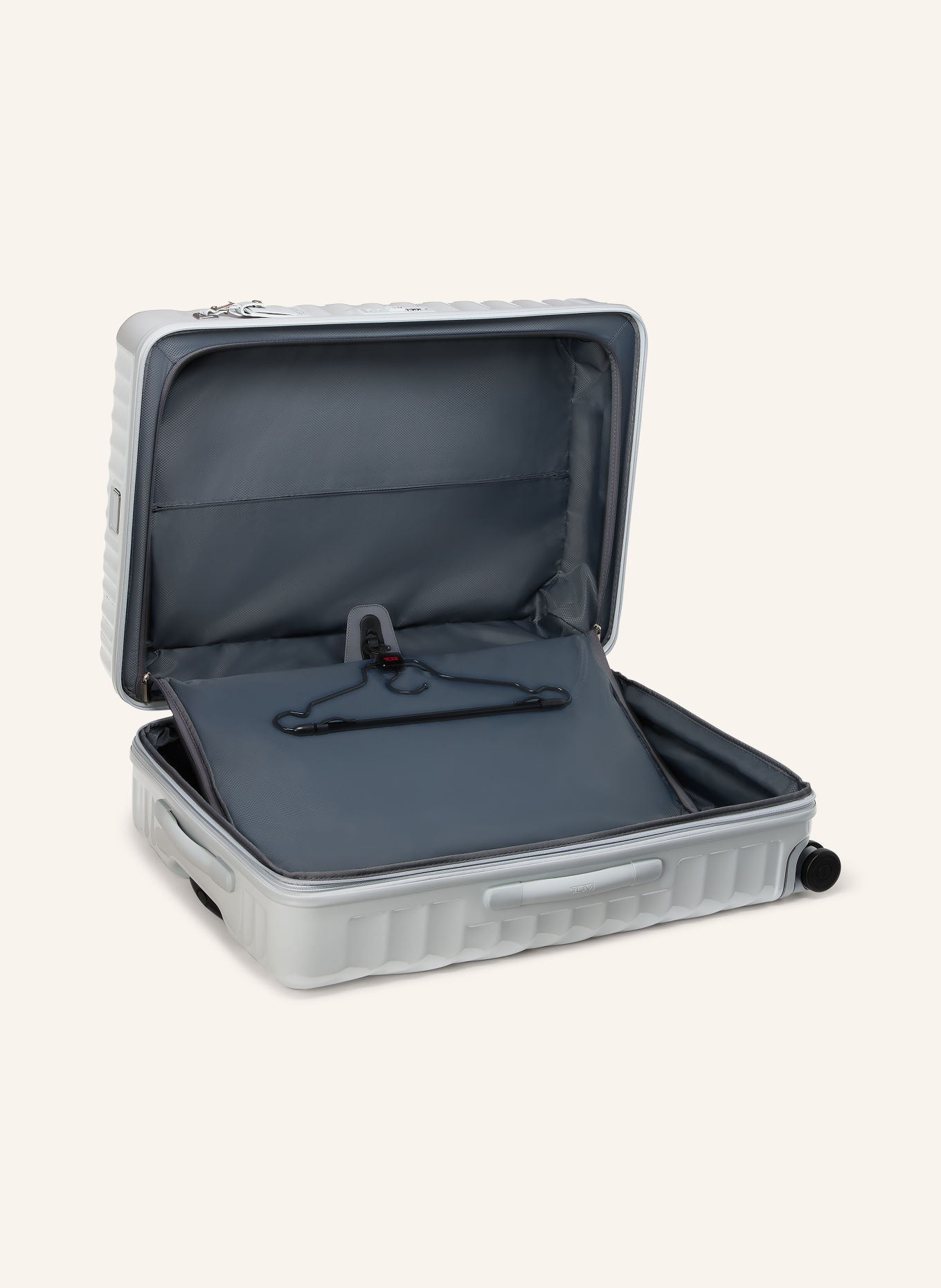 TUMI 19 DEGREE Trolley LARGE FRONT ACCESS EXPANDABLE CHECKED: BEIGE