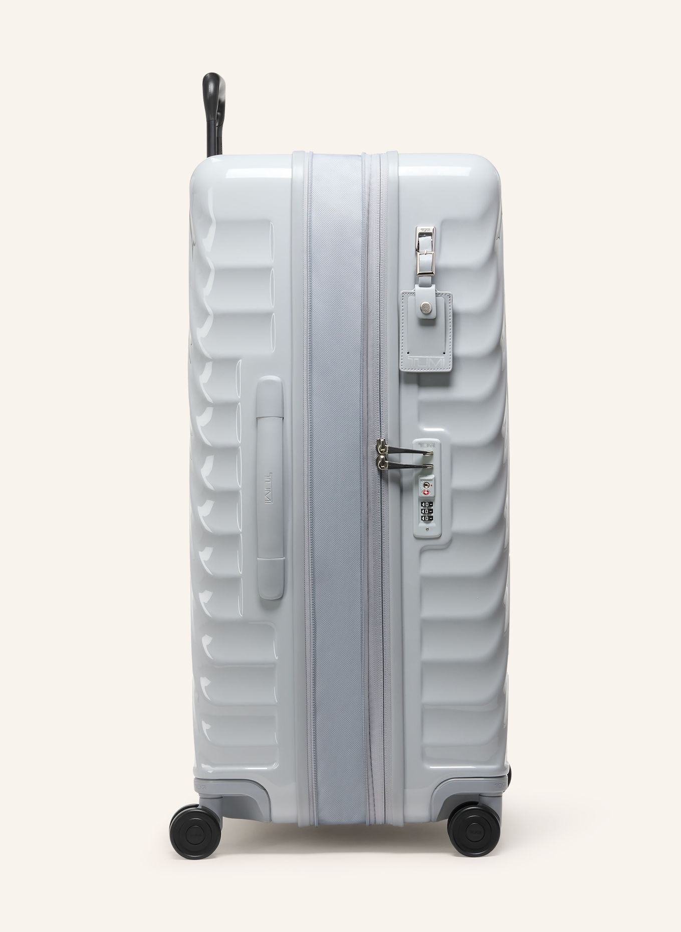 TUMI 19 DEGREE Trolley LARGE FRONT ACCESS EXPANDABLE CHECKED: BEIGE