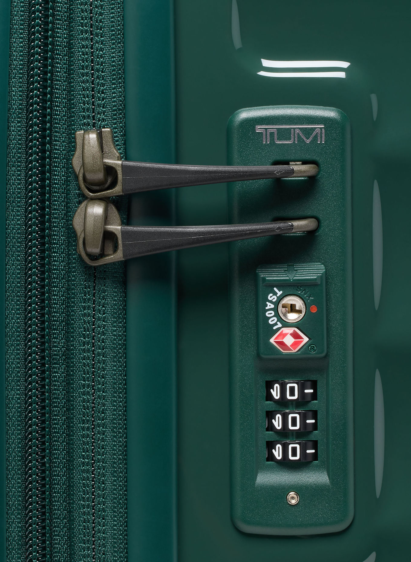 TUMI Valise à roulettes 19 DEGREE LARGE FRONT ACCESS EXPANDABLE CHECKED: VERT