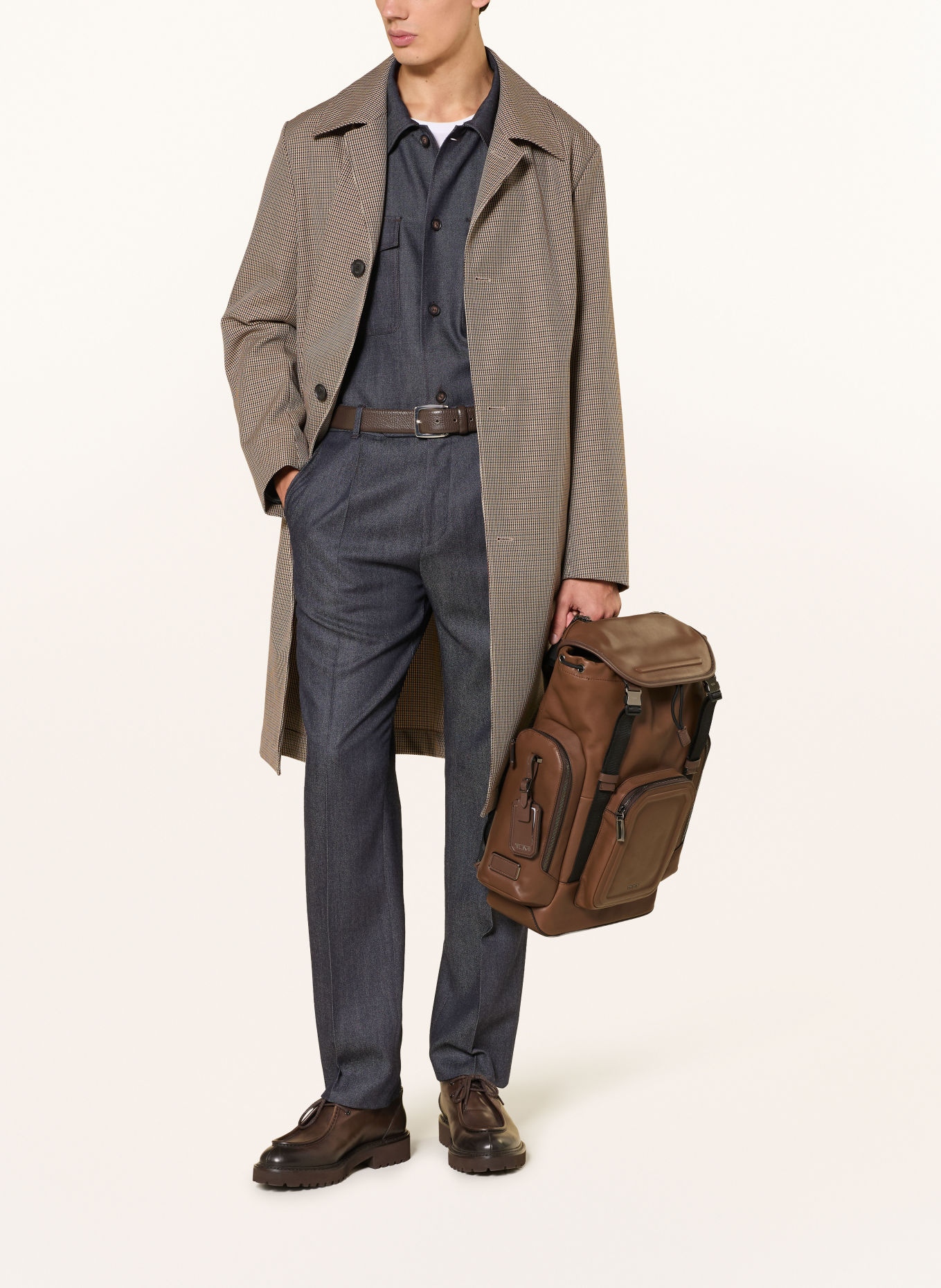 TUMI Sac à dos HARRISON GRIFFEN SMALL avec compartiment pour ordinateur portable: COGNAC