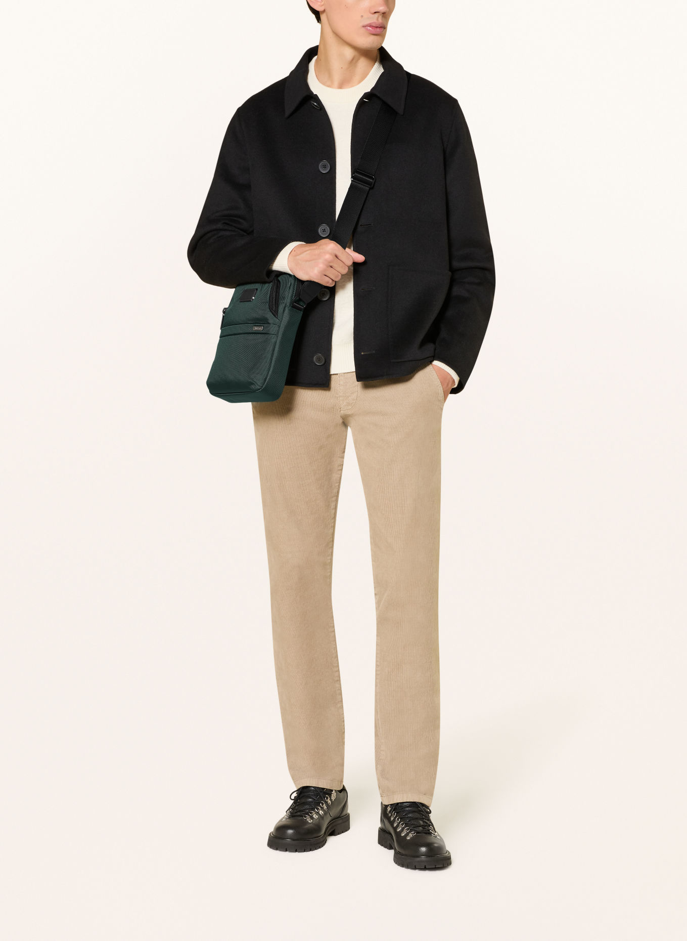 TUMI ALPHA MEDIUM Crossbody bag: DARK GREEN