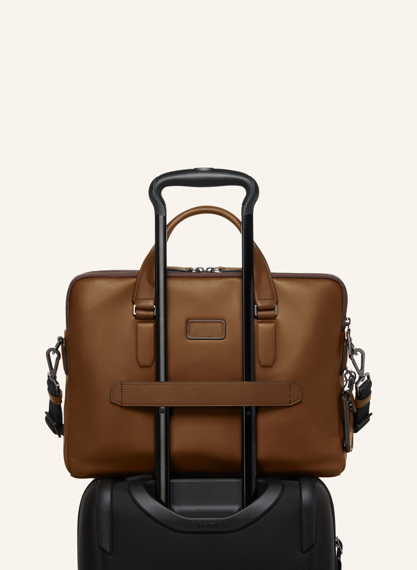 TUMI HARRISON SYCAMORE Laptop bag: COGNAC