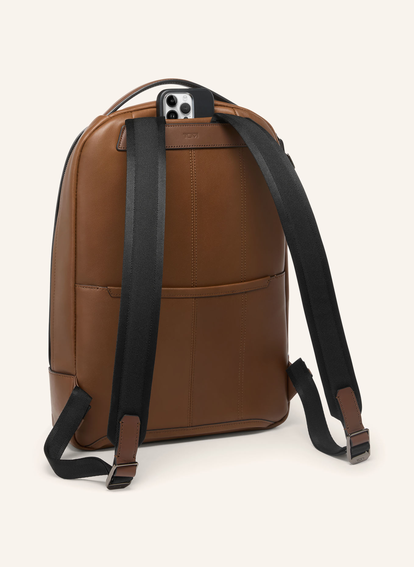 TUMI Sac à dos HARRISON BRADNER avec compartiment pour ordinateur portable: COGNAC