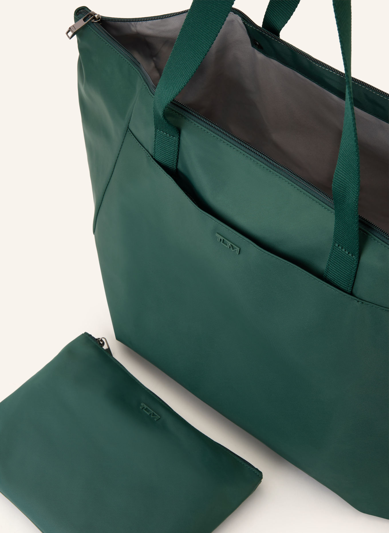 TUMI VOYAGEUR JUST IN CASE® MEDIUM Shoppers with Pouch: DARK GREEN