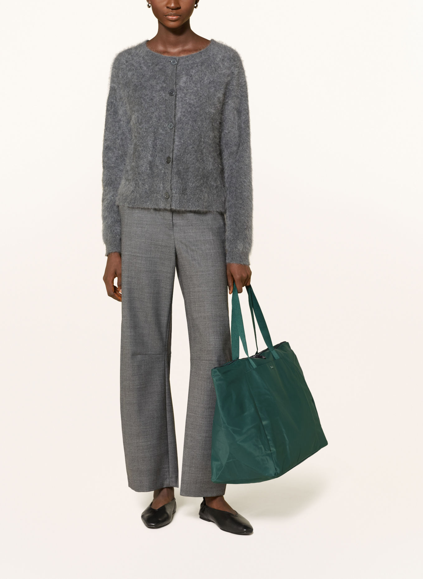 TUMI VOYAGEUR JUST IN CASE® MEDIUM Shoppers with Pouch: DARK GREEN