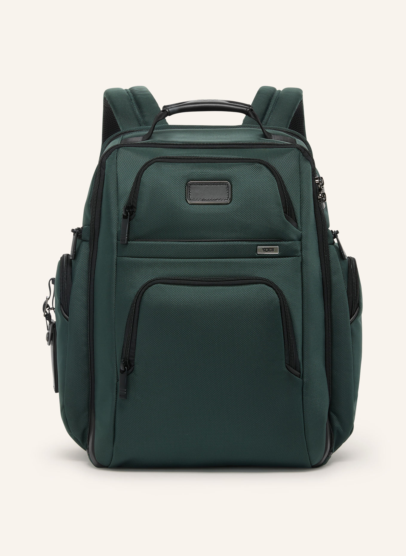 TUMI Sac à dos ALPHA avec compartiment pour ordinateur portable: GROEN / NOIR