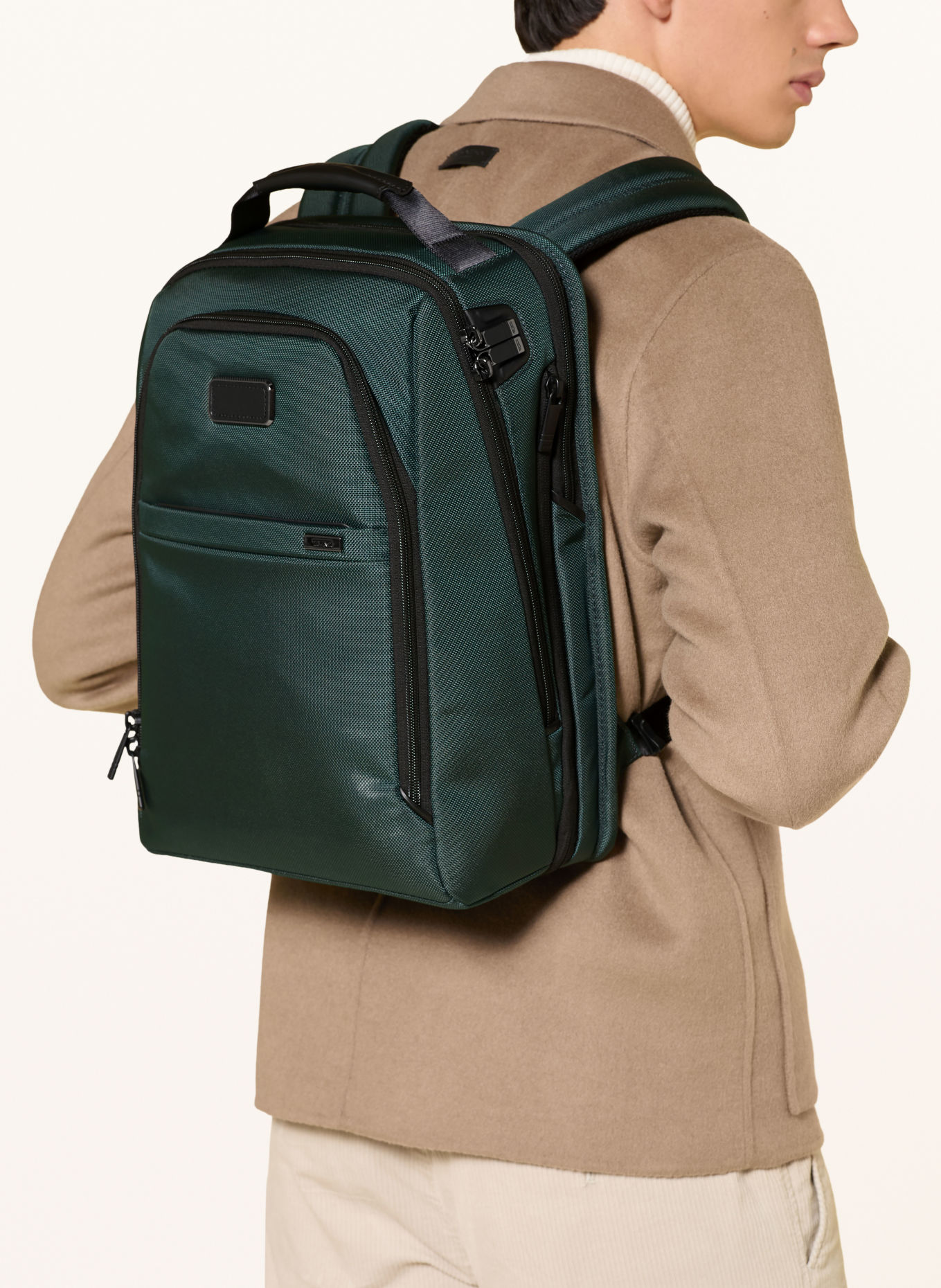 TUMI Sac à dos ALPHA avec compartiment pour ordinateur portable: GROEN