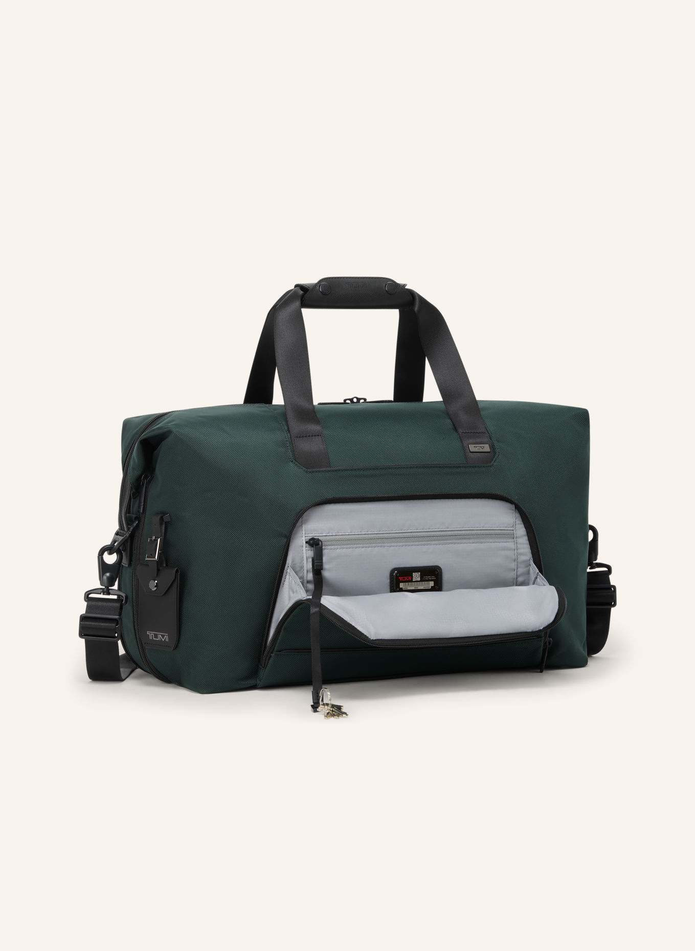 TUMI ALPHA Reisetasche: DUNKELGRÜN / SCHWARZ