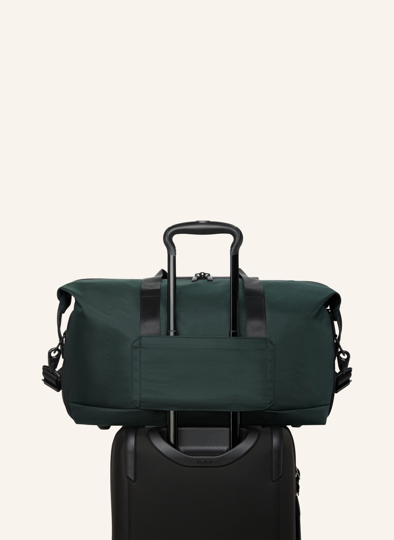 TUMI ALPHA Reisetasche: DUNKELGRÜN / SCHWARZ
