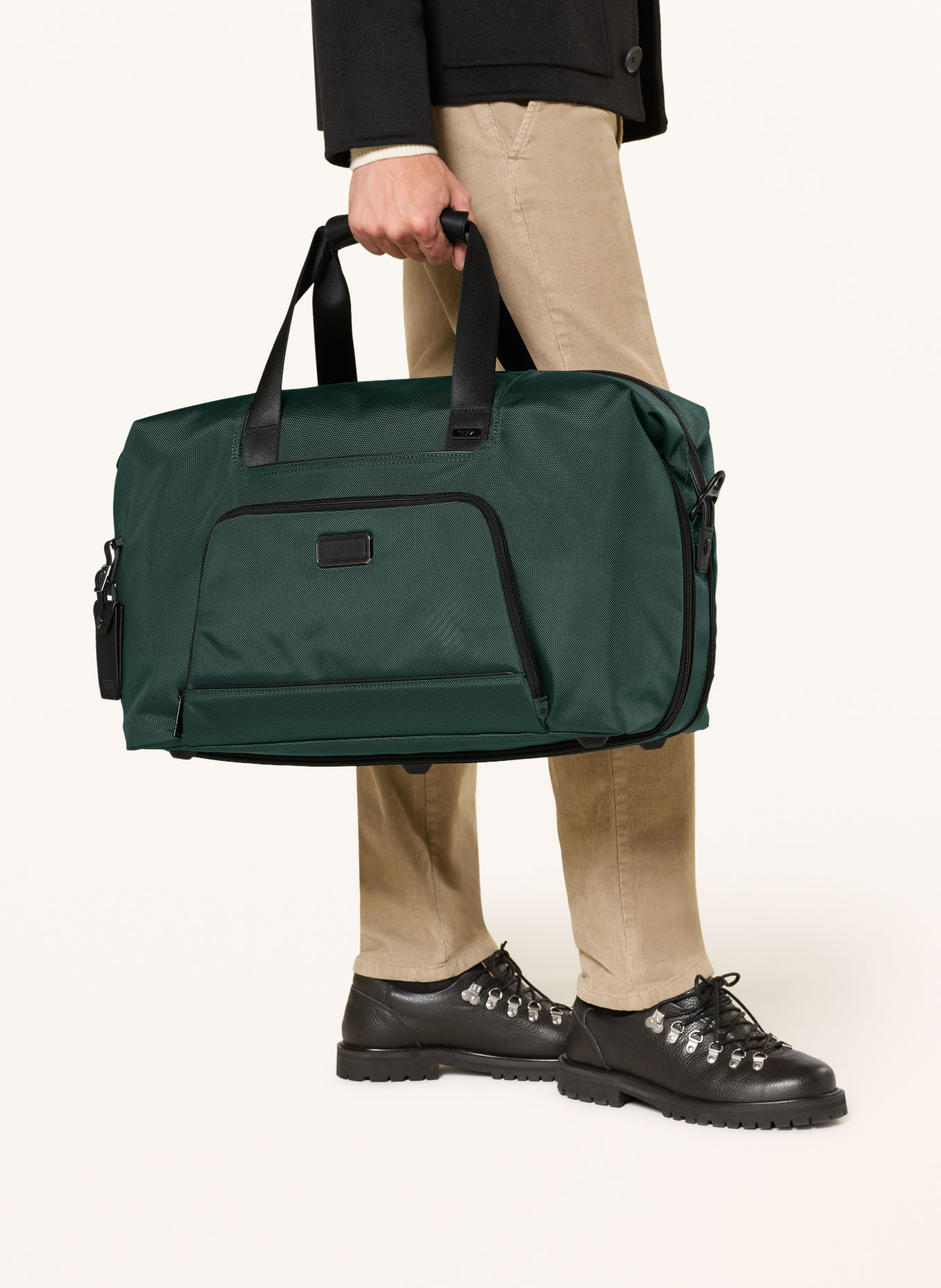 TUMI ALPHA Reisetasche: DUNKELGRÜN / SCHWARZ