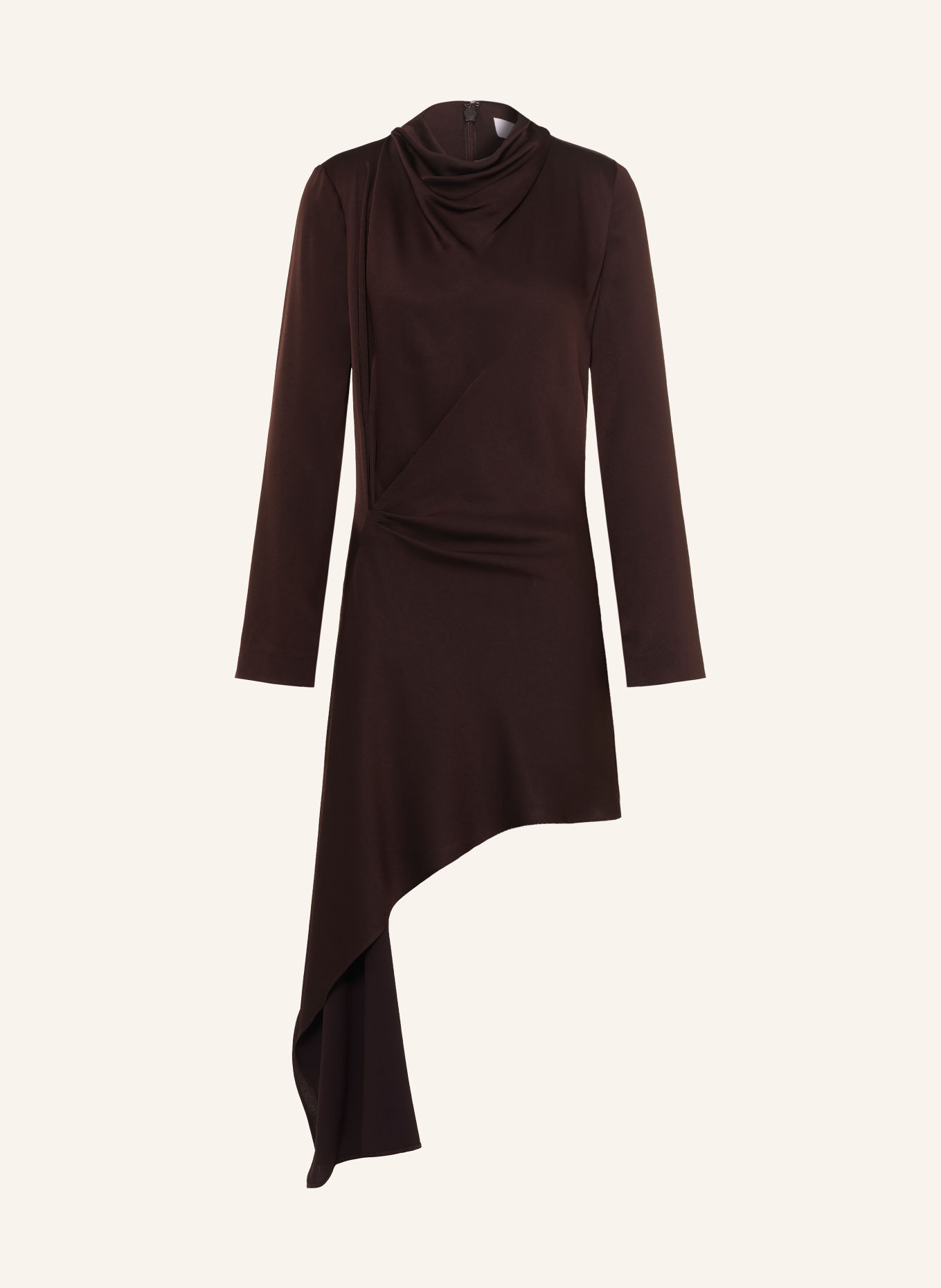 REISS Robe BETHANY à effet portefeuille: ROUGE FONCÉ