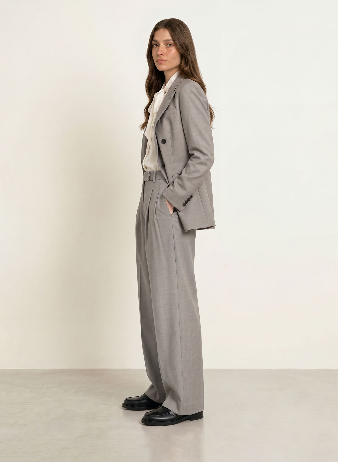 REISS Blazer DARCY: GRIJS