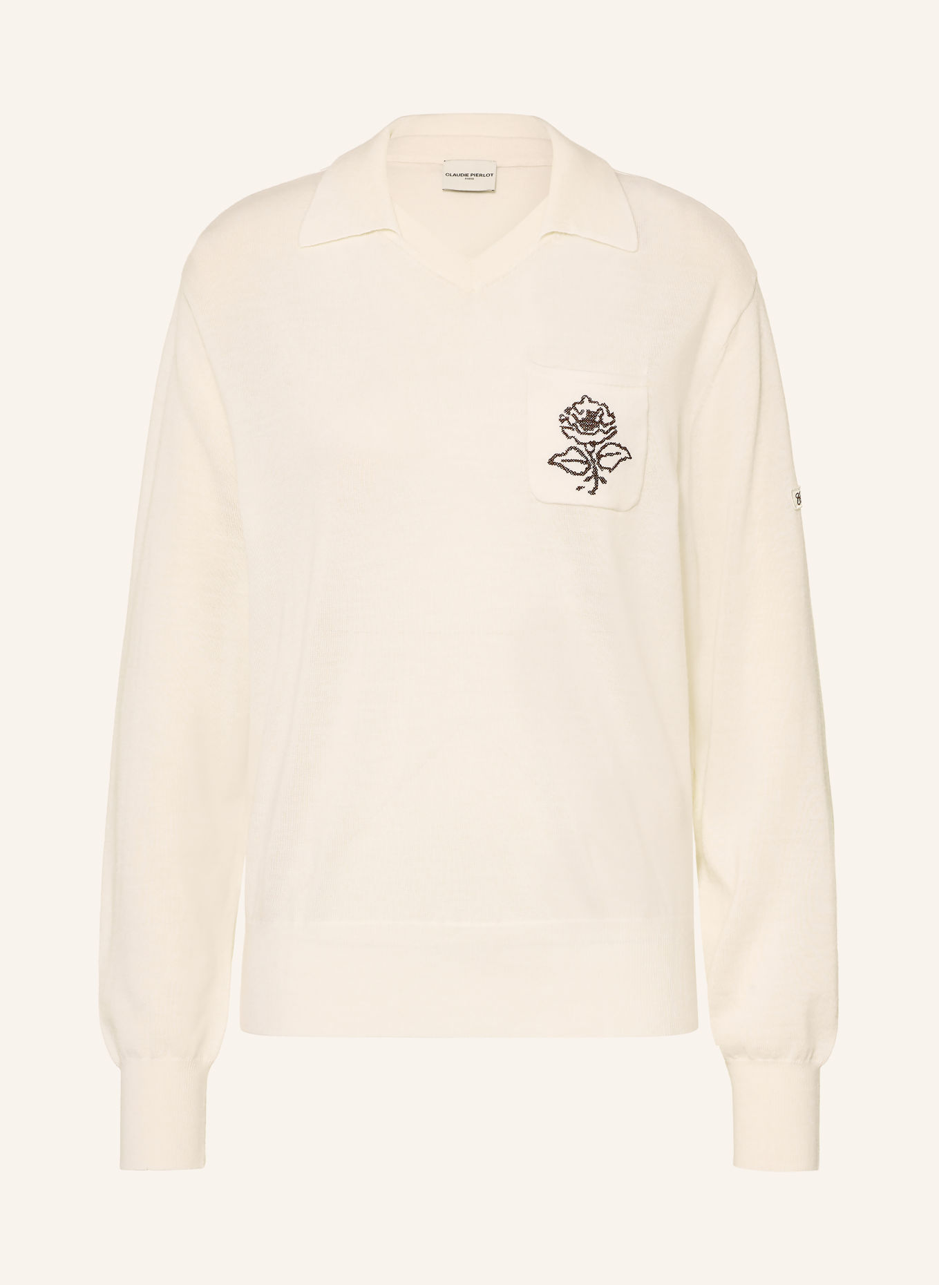 CLAUDIE PIERLOT Pullover: WEISS