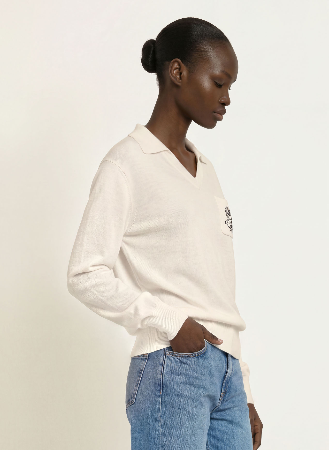 CLAUDIE PIERLOT Pullover: WEISS