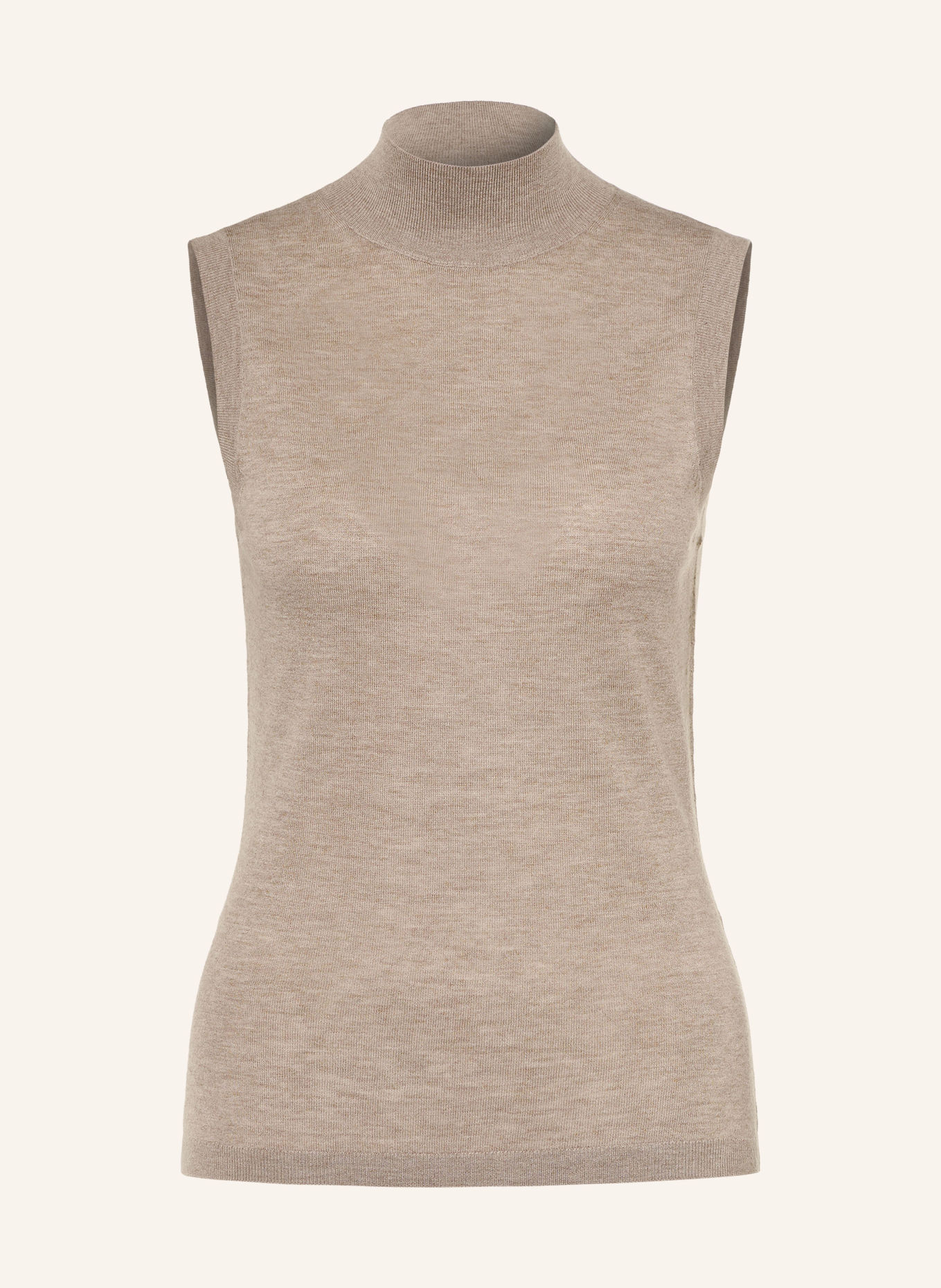 REISS Gebreide top EVELYN van merinowol: BEIGE