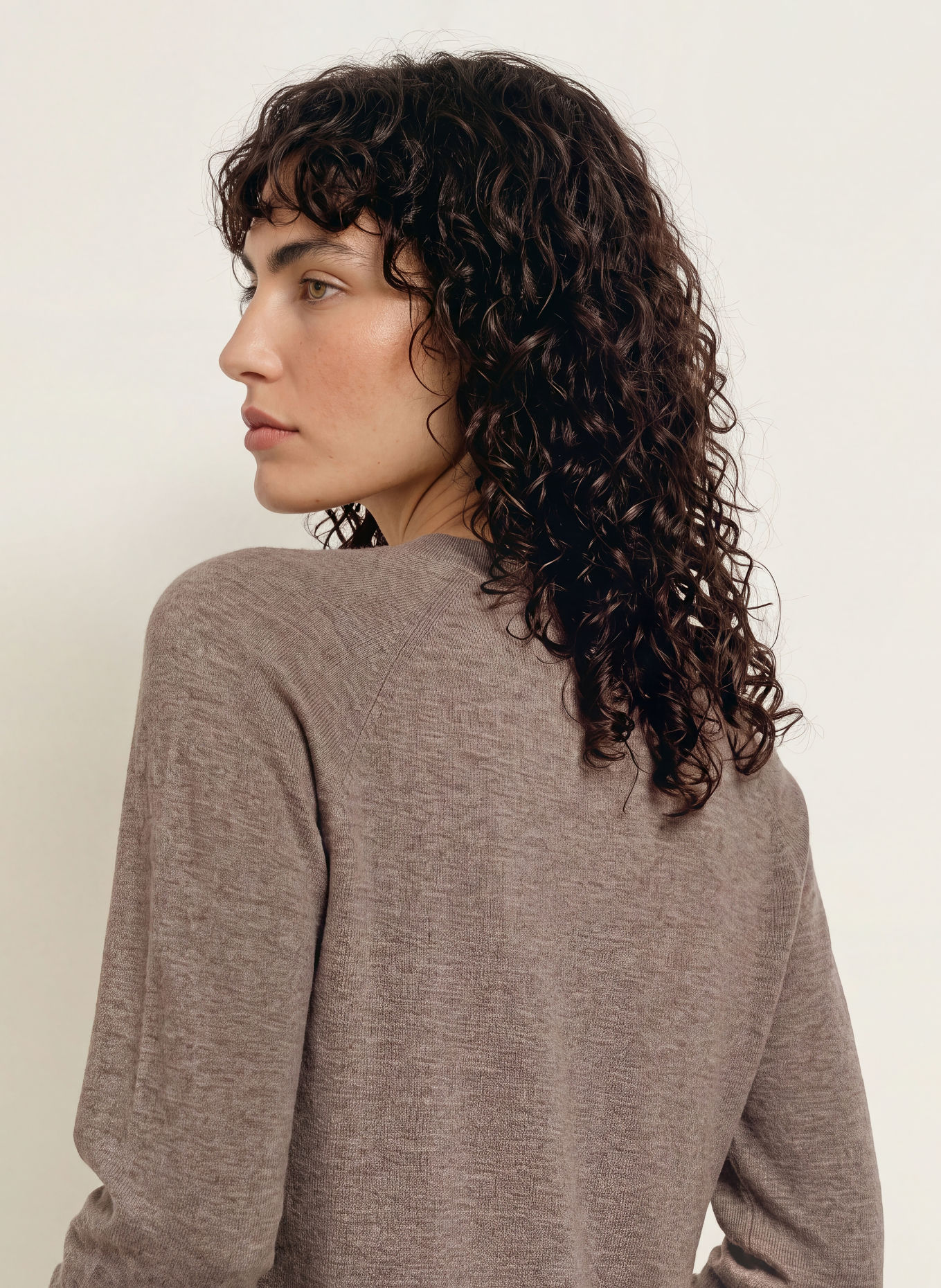 REISS PARIS Sweater Made of Merino Wool: BROWN