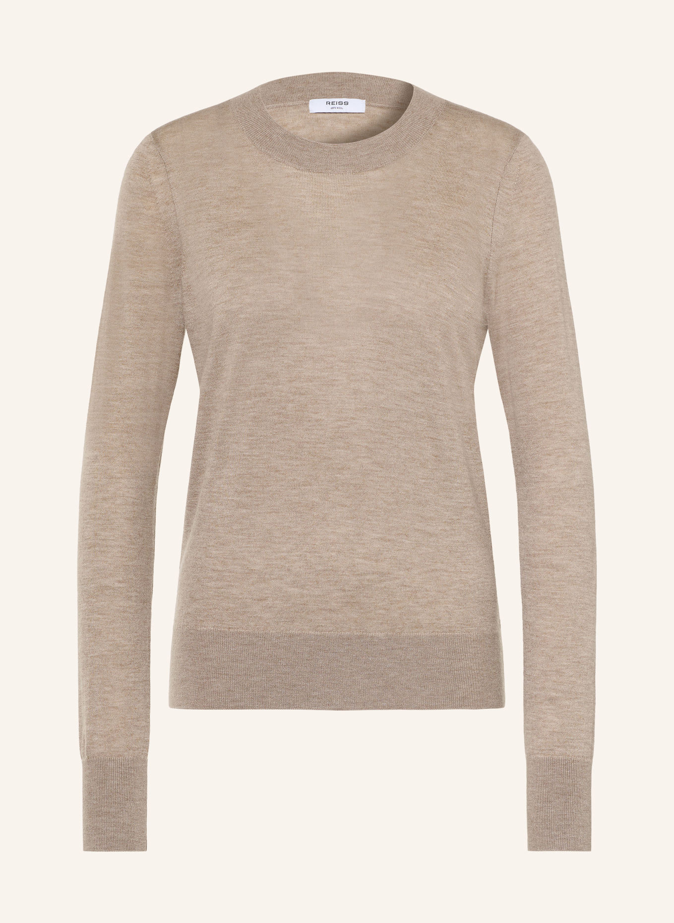 REISS Trui SADIE van merinowol: BEIGE