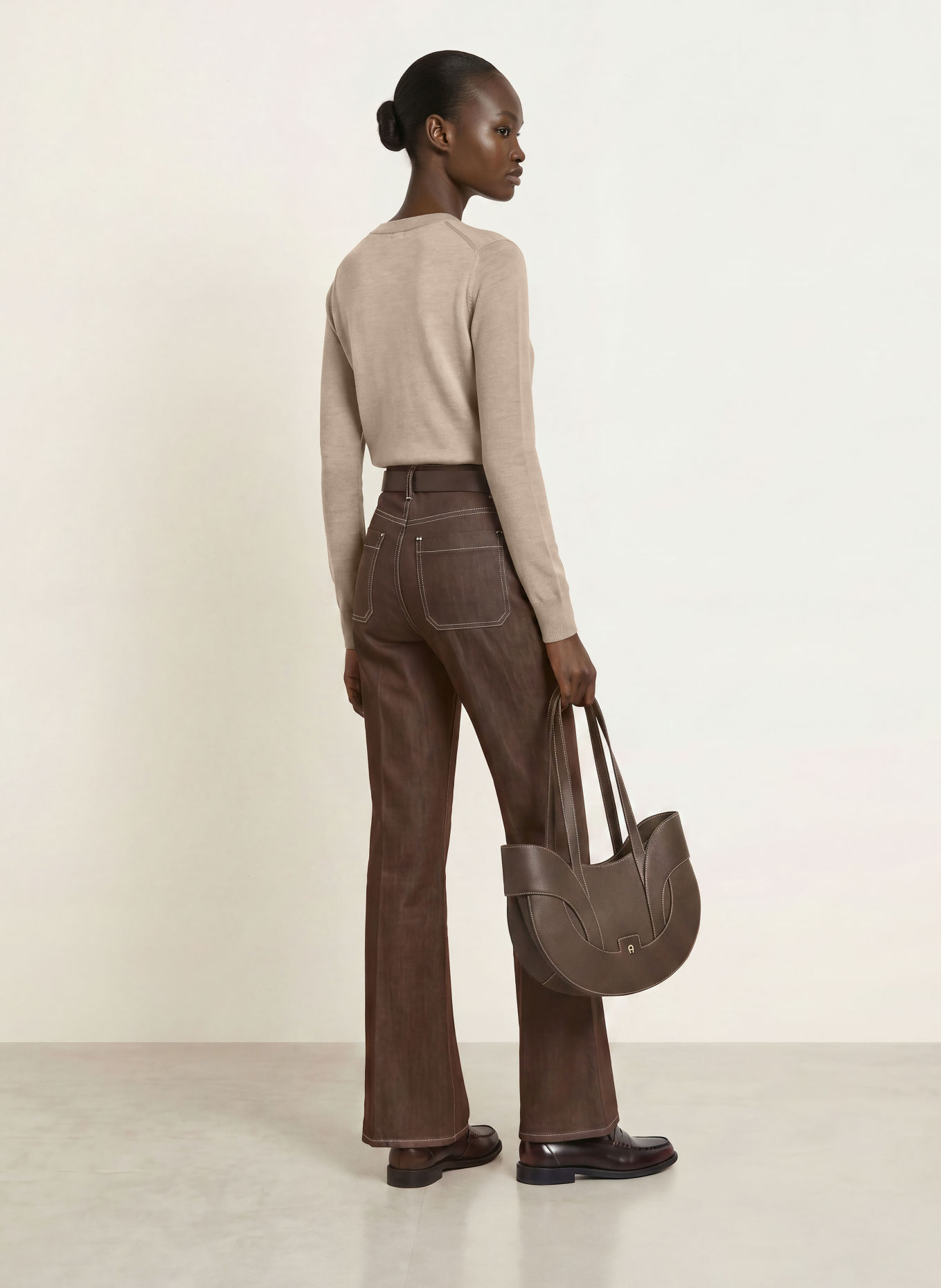 REISS Trui SADIE van merinowol: BEIGE