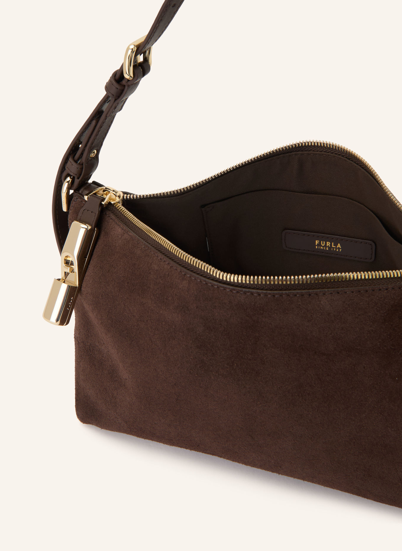 FURLA Umhängetasche DEBBY MINI: DUNKELBRAUN