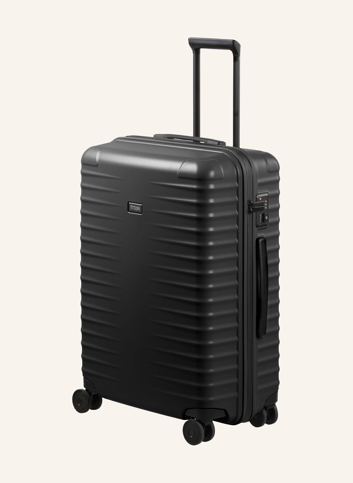 TITAN Valise à roulettes UPGRADE M+: NOIR