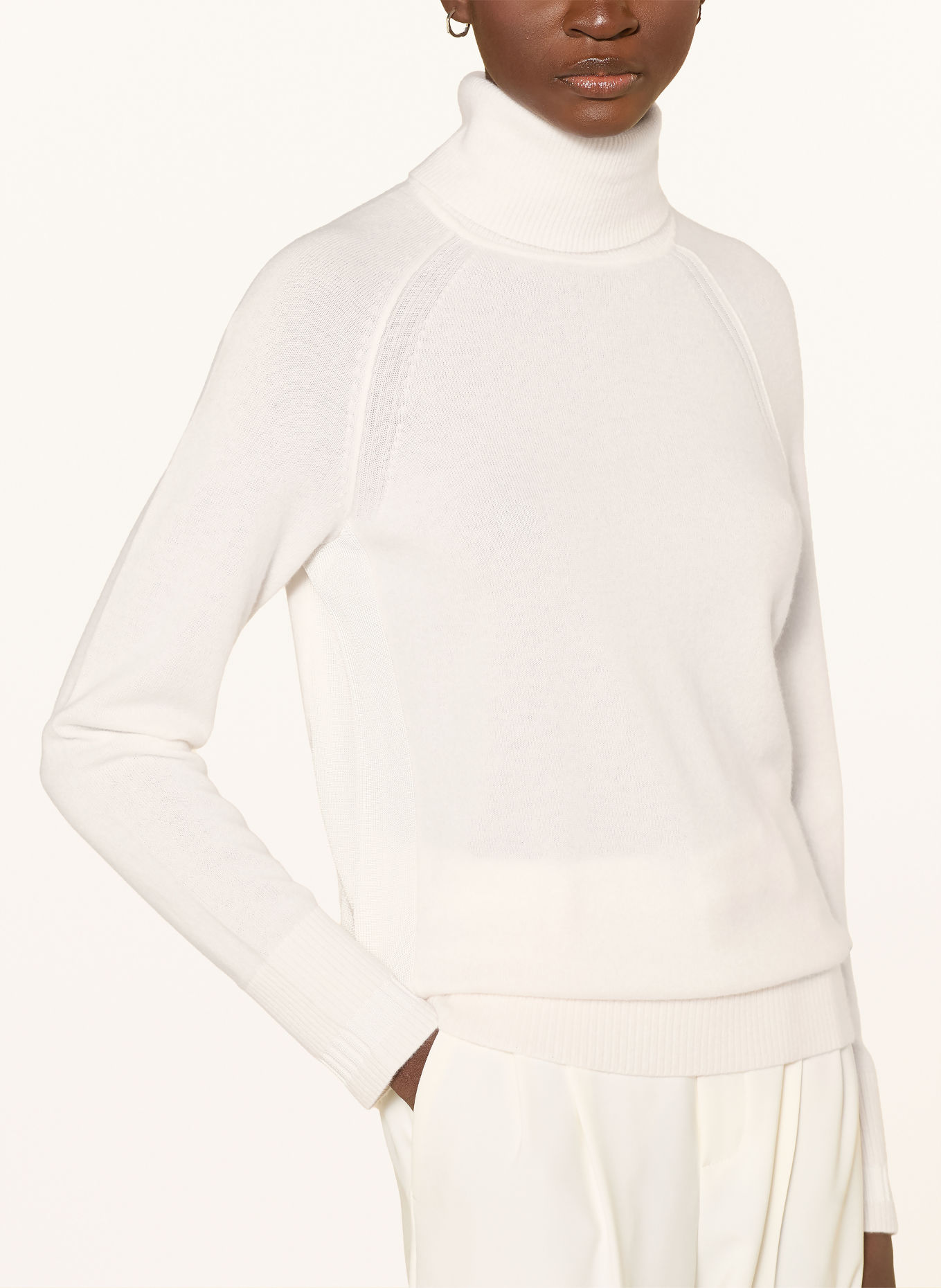 BOGNER VAIANA Turtleneck sweater: WHITE