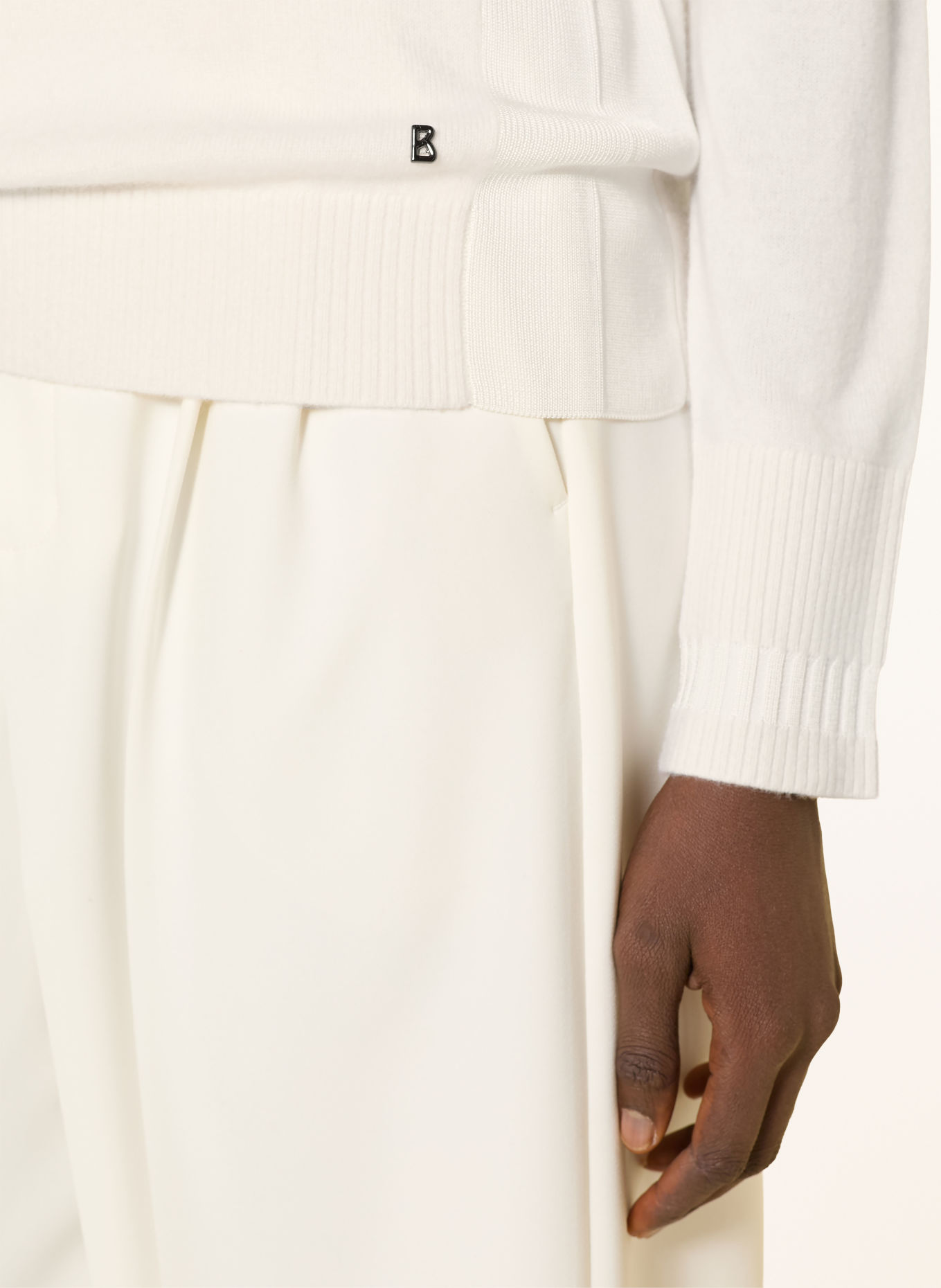 BOGNER VAIANA Turtleneck sweater: WHITE