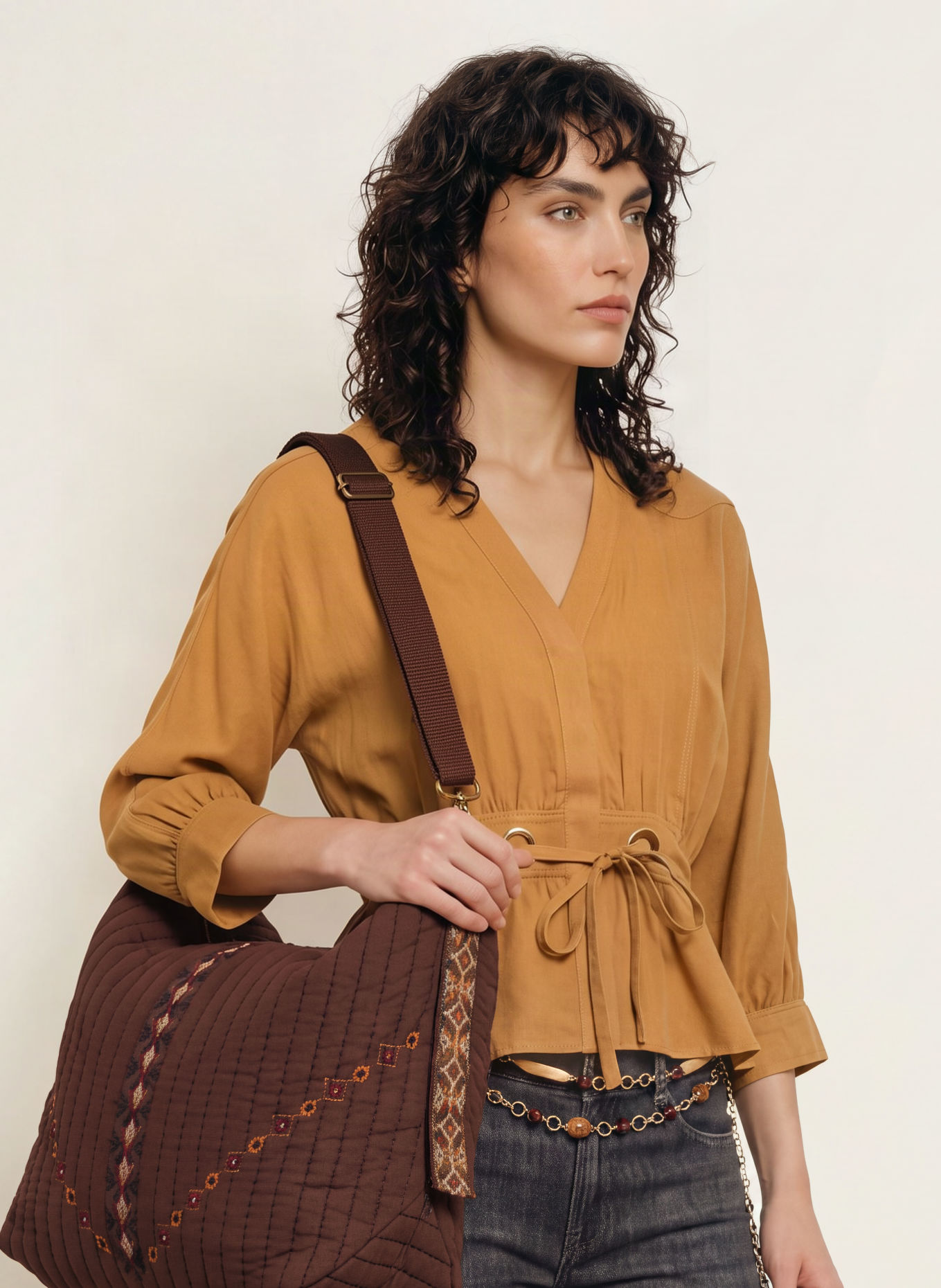 ba&sh LENNY Shoppers: DARK BROWN / DARK RED / OLIVE