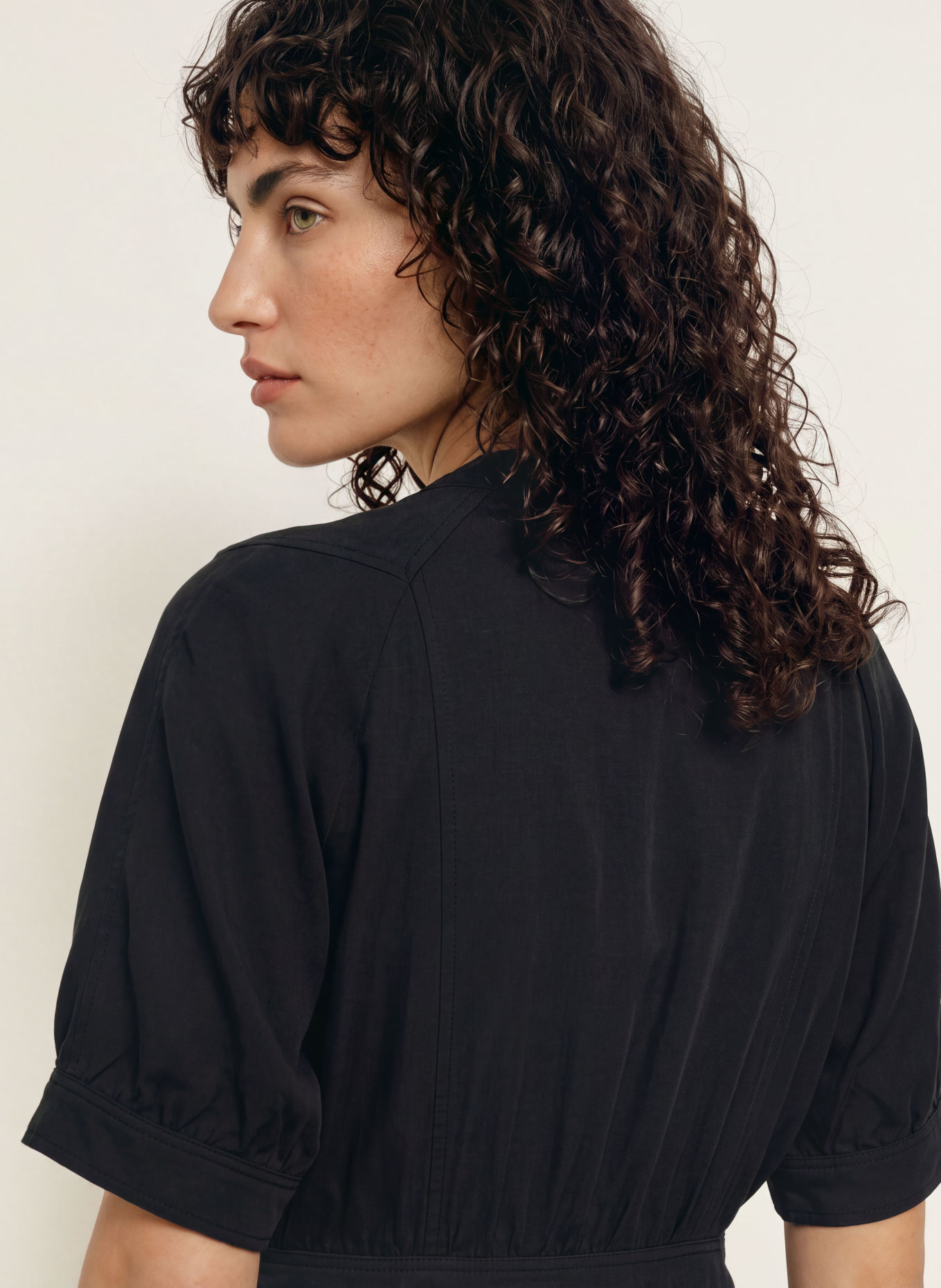 ba&sh Hemdblusenkleid PARISA: DUNKELGRAU