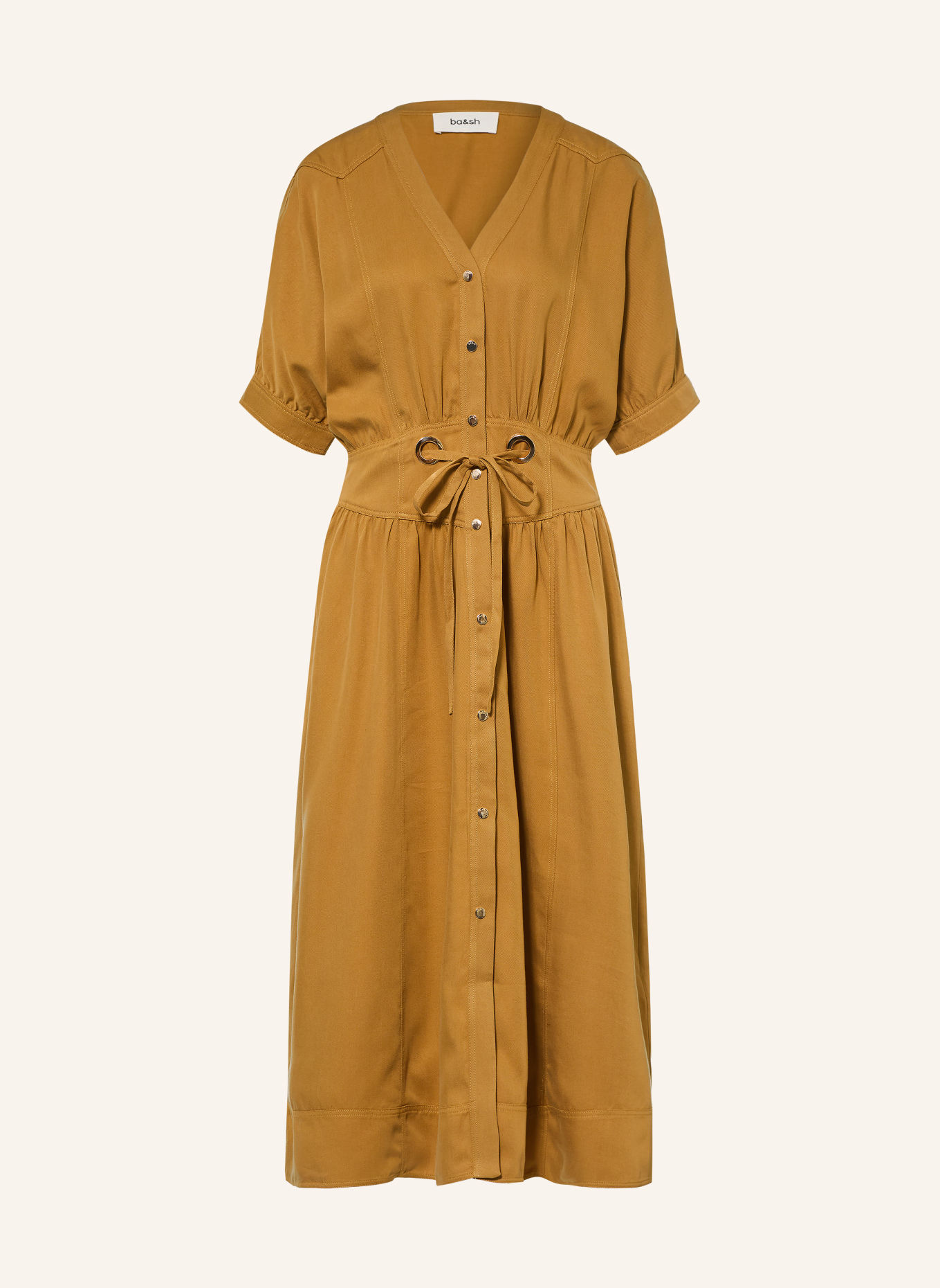 ba&sh Hemdblusenkleid PARISA: KHAKI