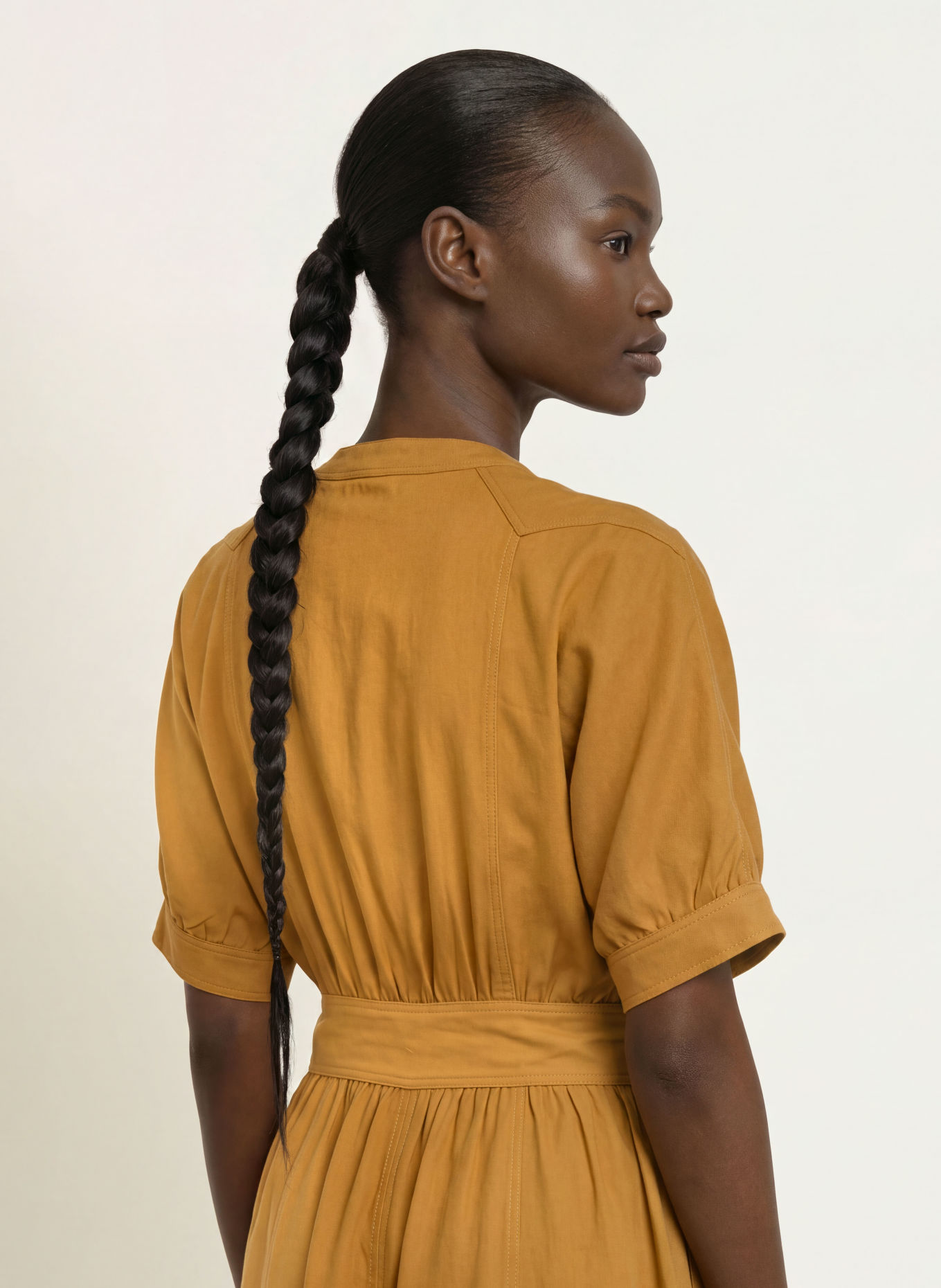 ba&sh Hemdblusenkleid PARISA: KHAKI