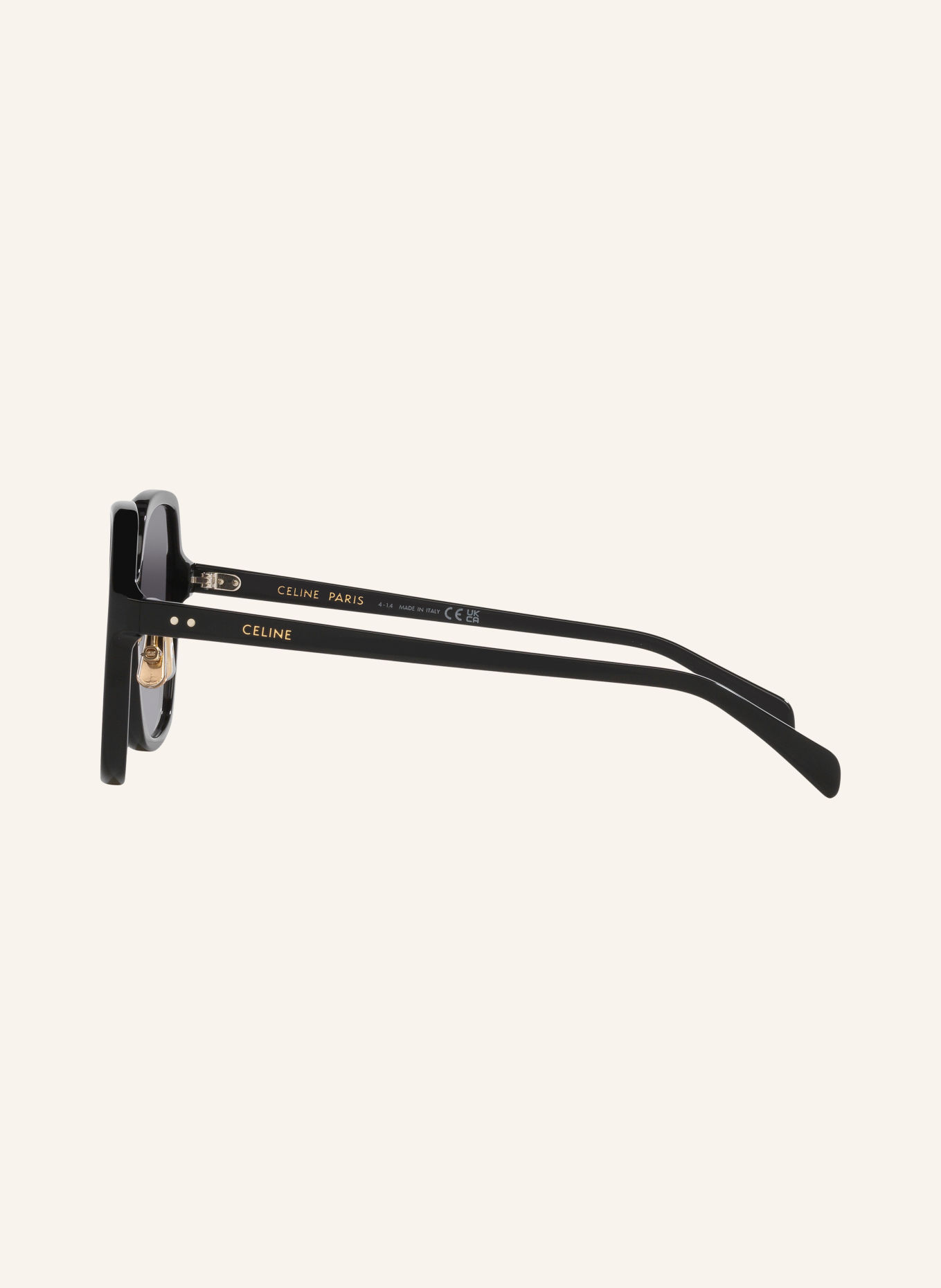 CELINE Sonnenbrille THIN CL40230F: SCHWARZ/ GRAU
