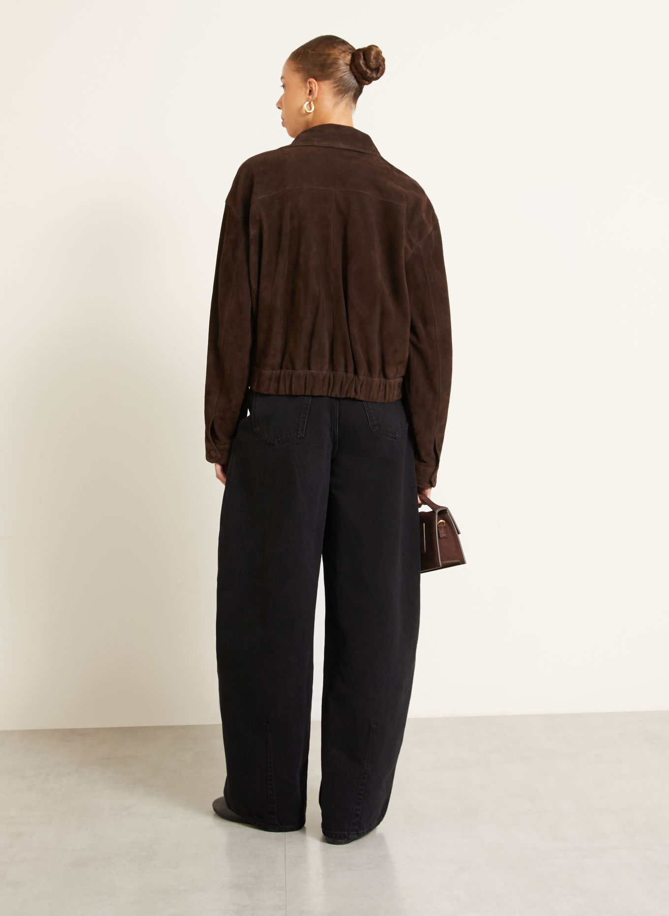 JACQUEMUS Barrel-leg jeans LE DE-NIMES: 990 BLACK