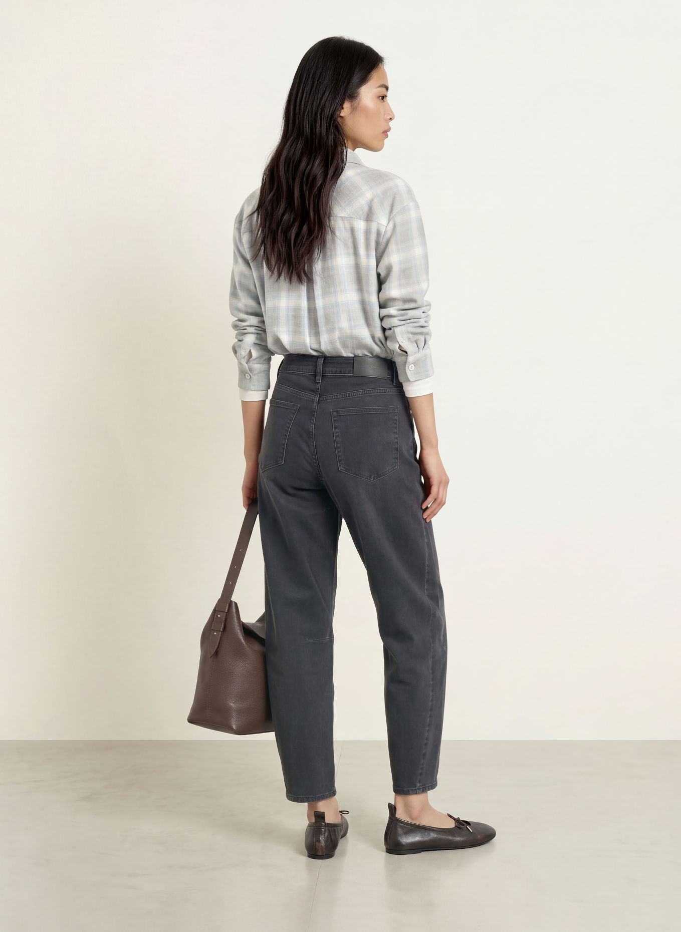 OPUS PANTS Barrel Jeans MARI SKY: 70386 dark grey