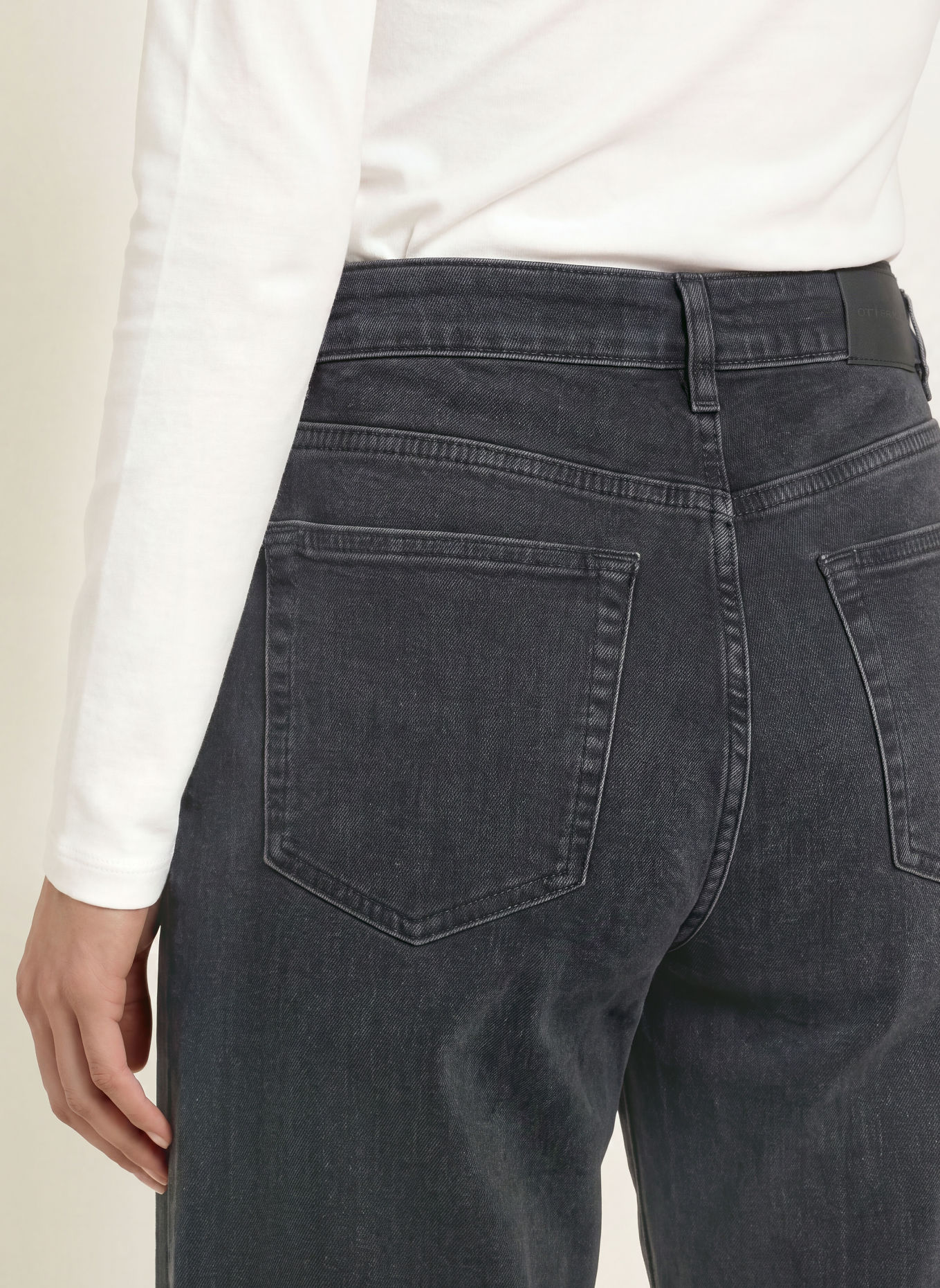 OPUS PANTS Barrel Jeans MARI SKY: 70386 dark grey