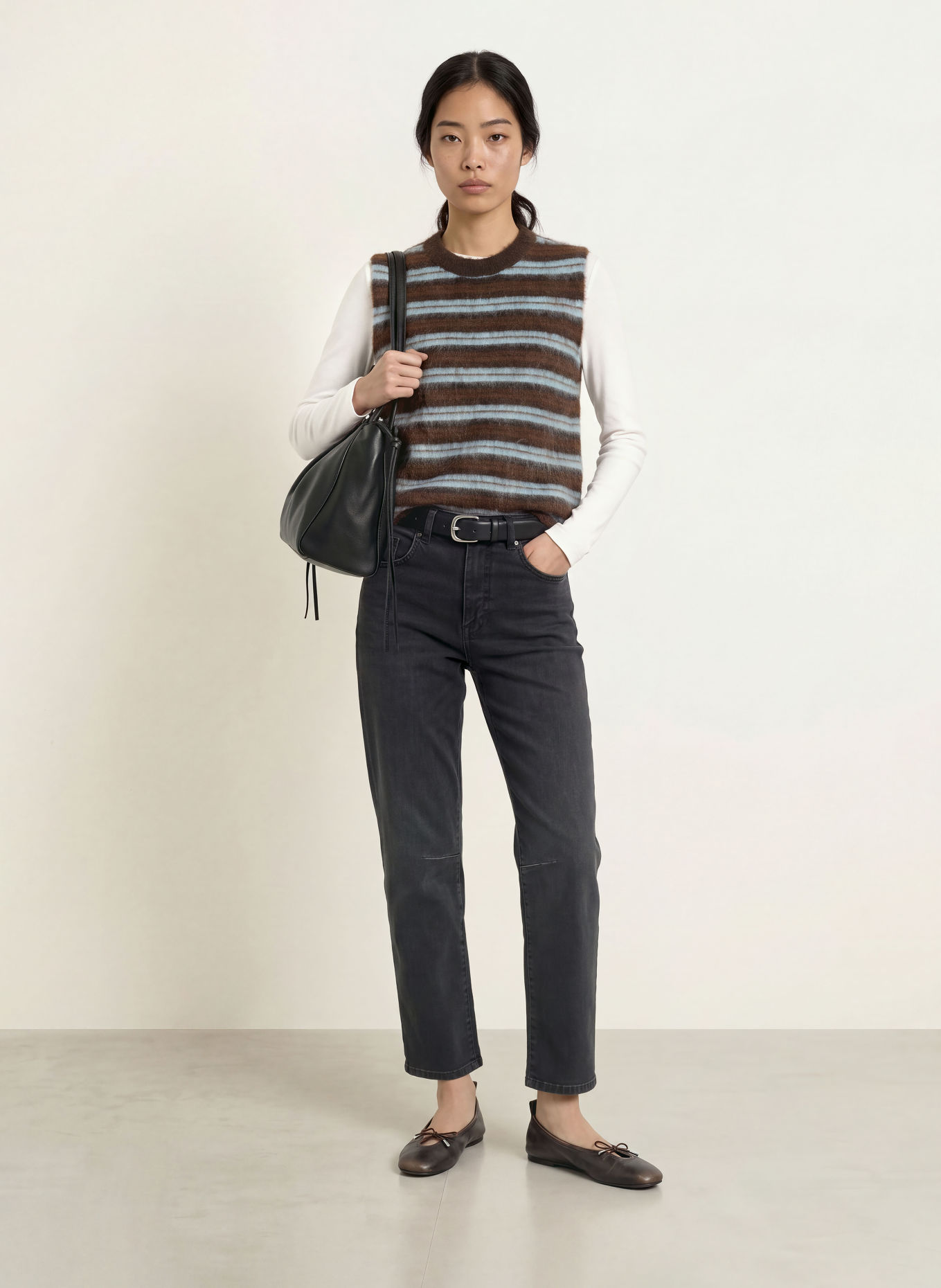 OPUS PANTS Barrel jeans MELLY RELAX: 70386 dark grey