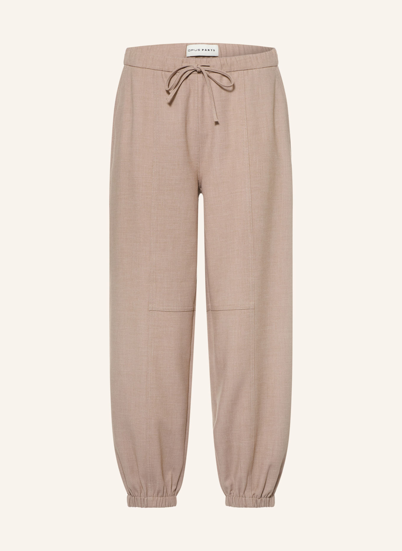 OPUS PANTS Hose MUCIA im Jogging-Stil: TAUPE