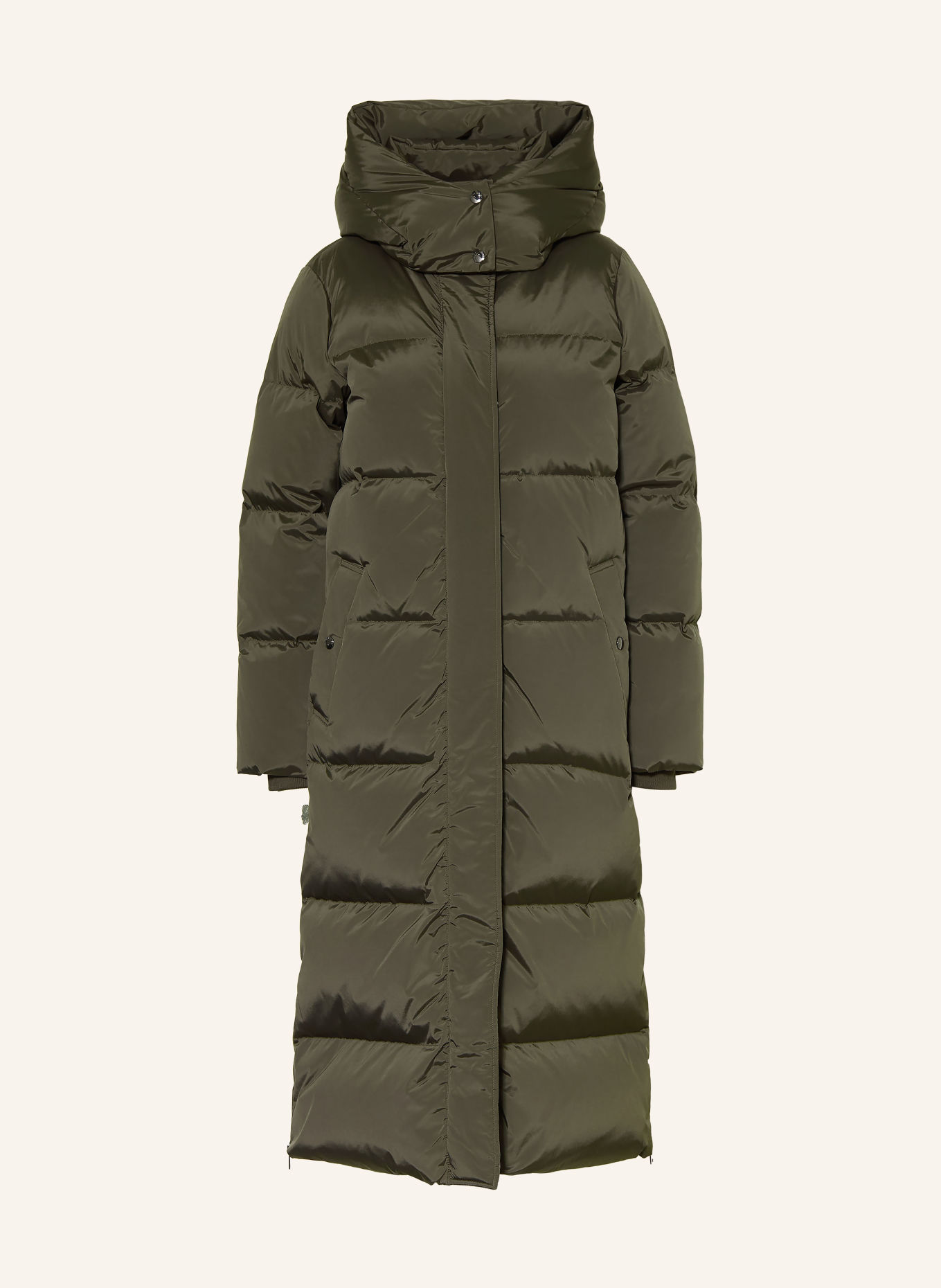 WOOLRICH Donsmantel KELLY met afneembare capuchon: DONKERGROEN