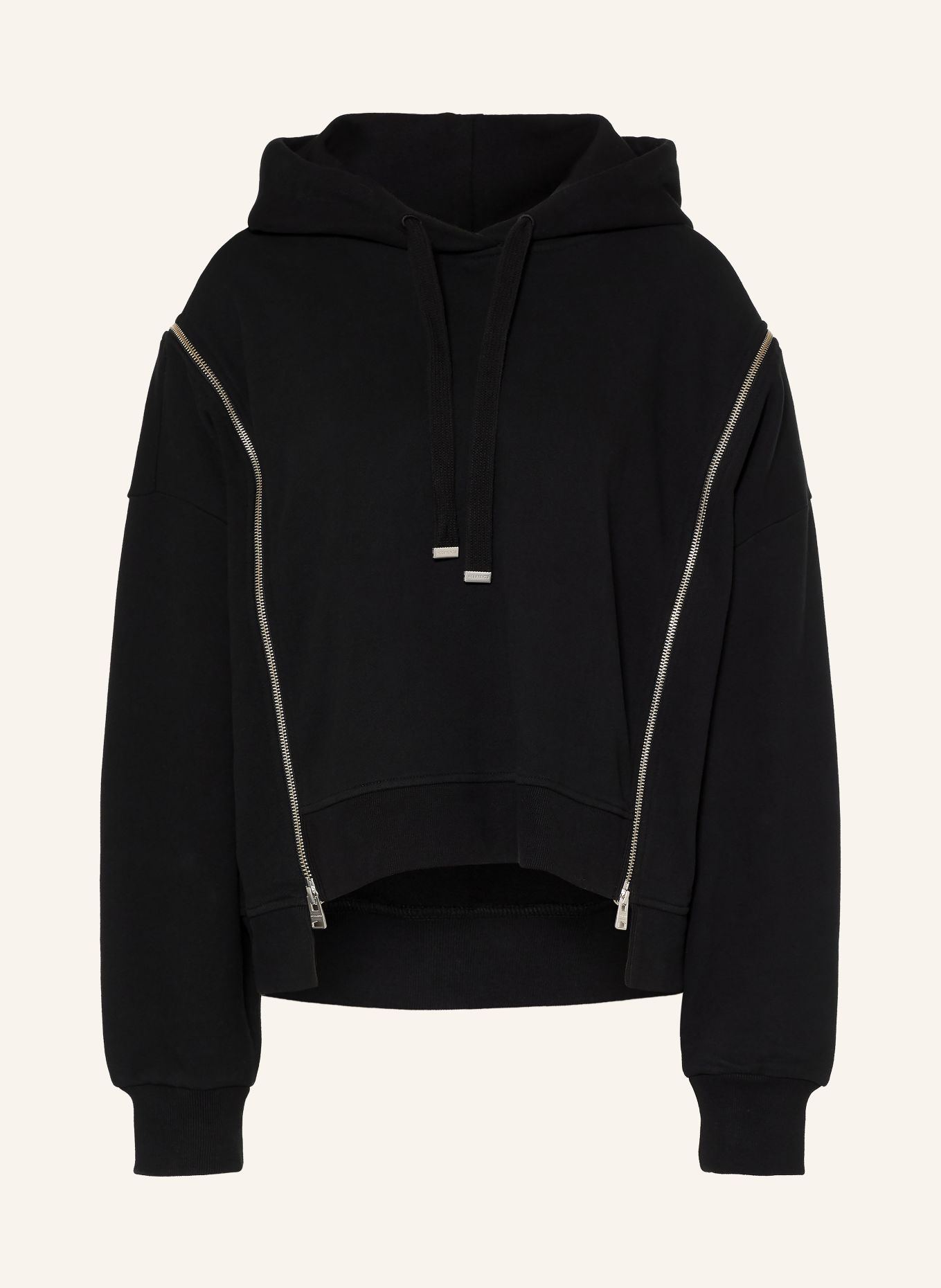 ALLSAINTS CIARA Hoodie: BLACK
