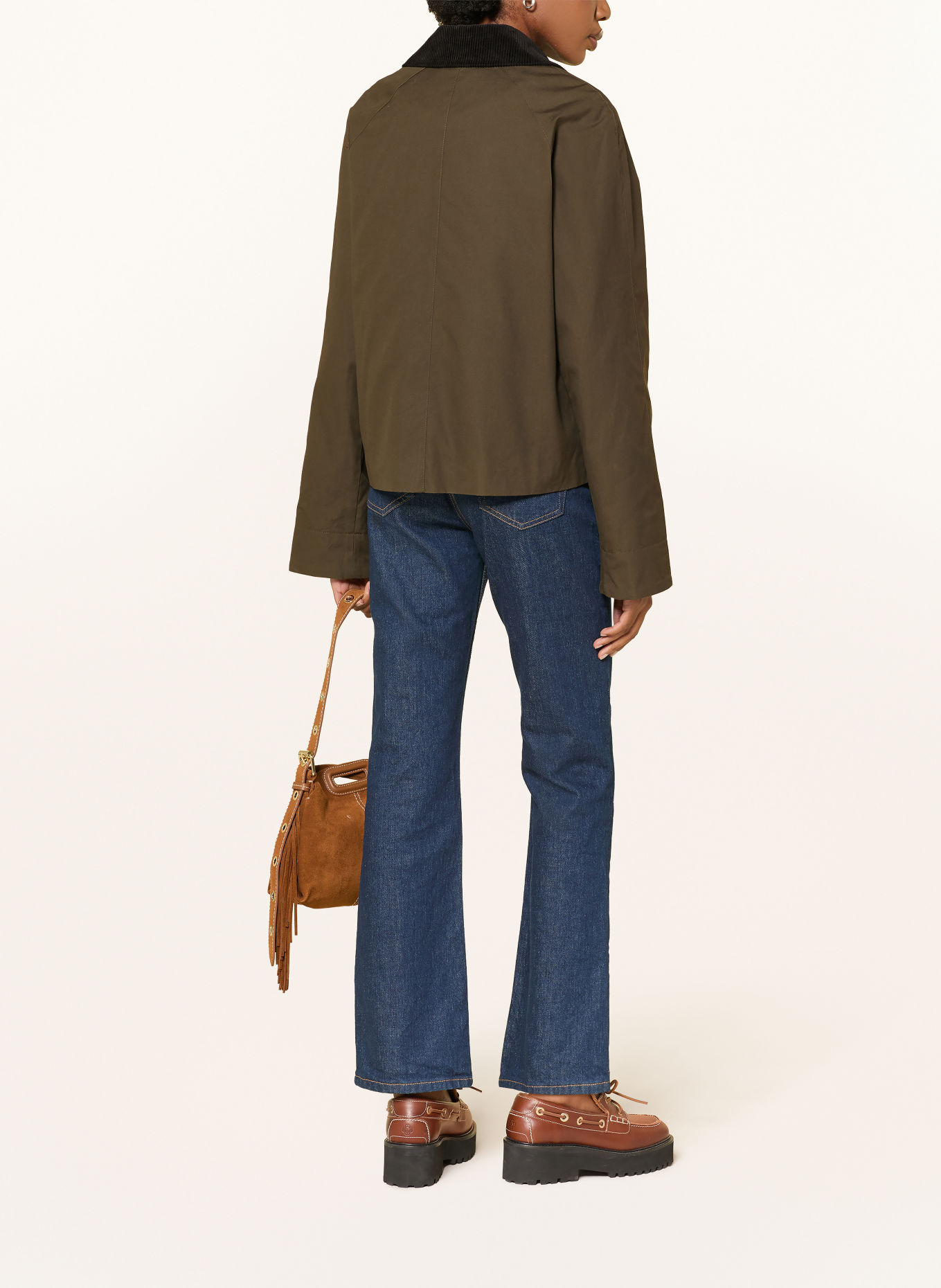 maje Fieldjacket: KHAKI / SCHWARZ