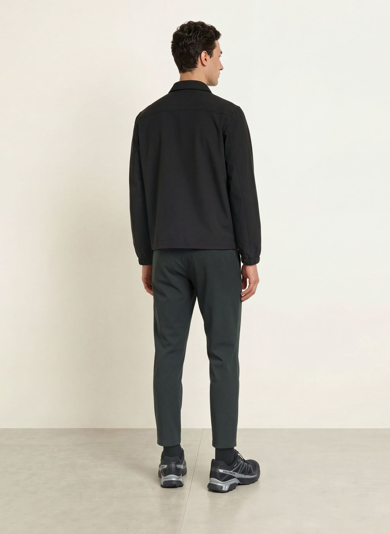 ALPHATAURI PAVRE Slim Fit Chinos: BLACK