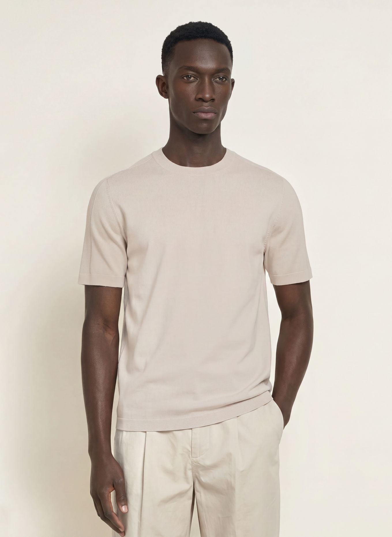 ALPHATAURI FARIS T-shirt: ECRU