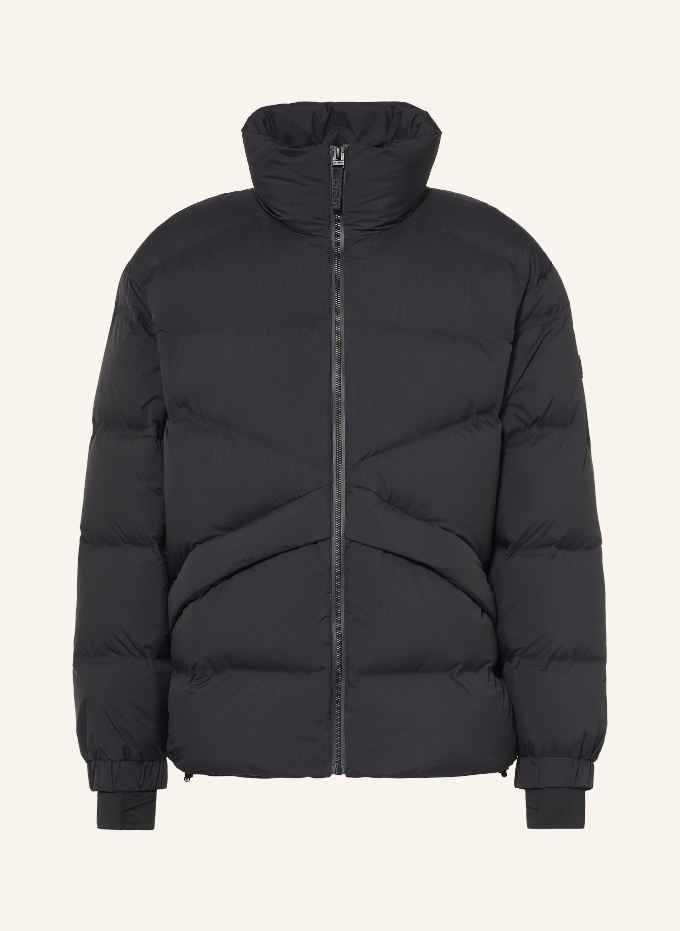 ALPHATAURI OLAVON Down Jacket: BLACK