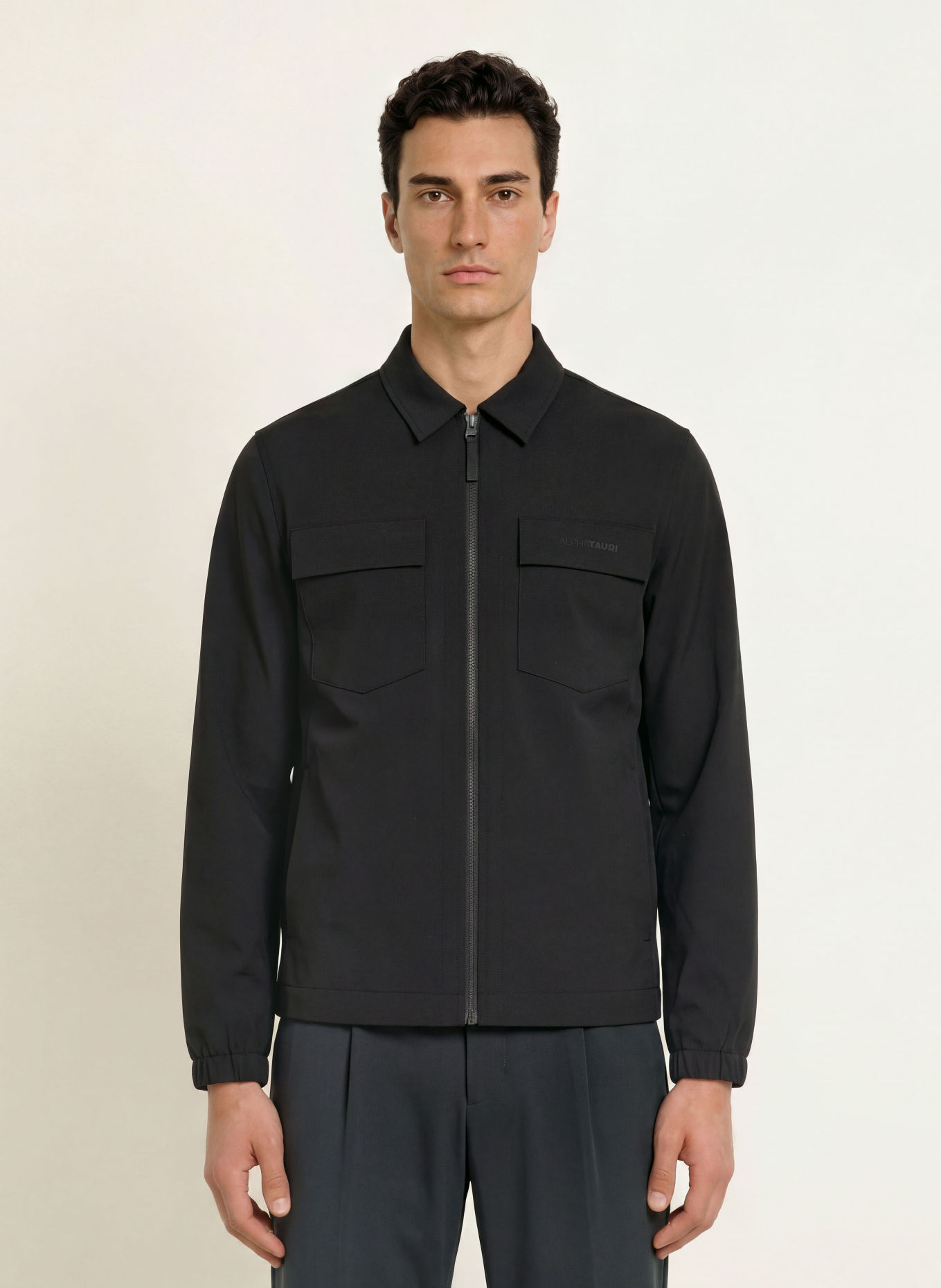 ALPHATAURI Overshirt ONGERS: BLACK