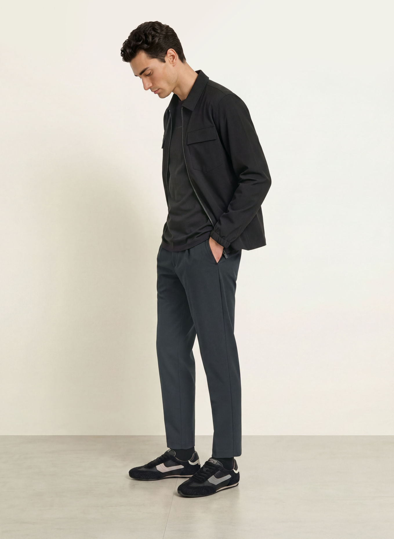 ALPHATAURI Overshirt ONGERS: BLACK