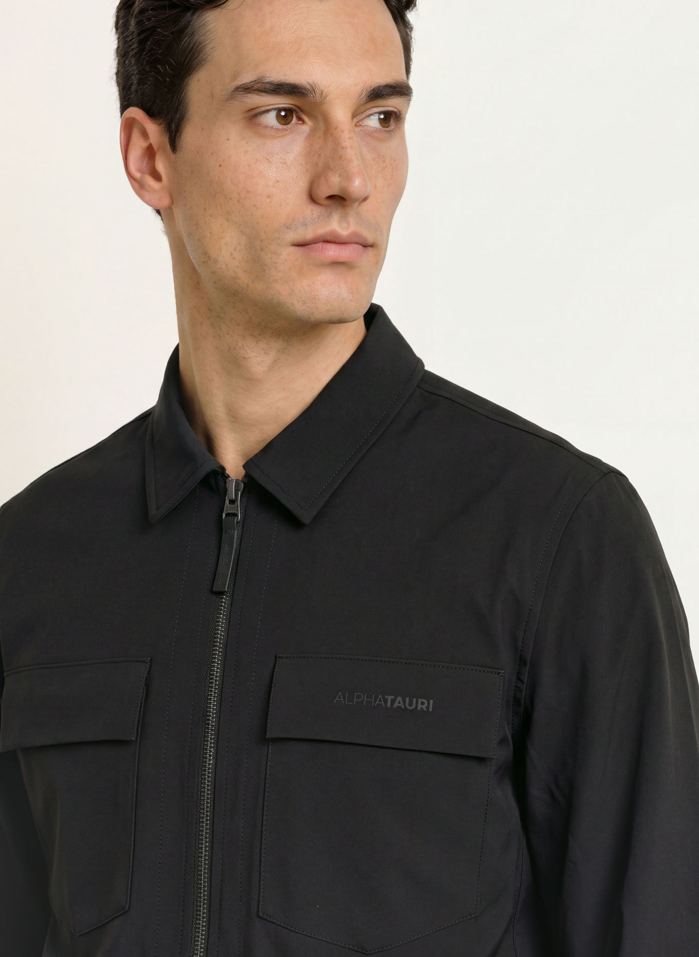 ALPHATAURI Overshirt ONGERS: BLACK