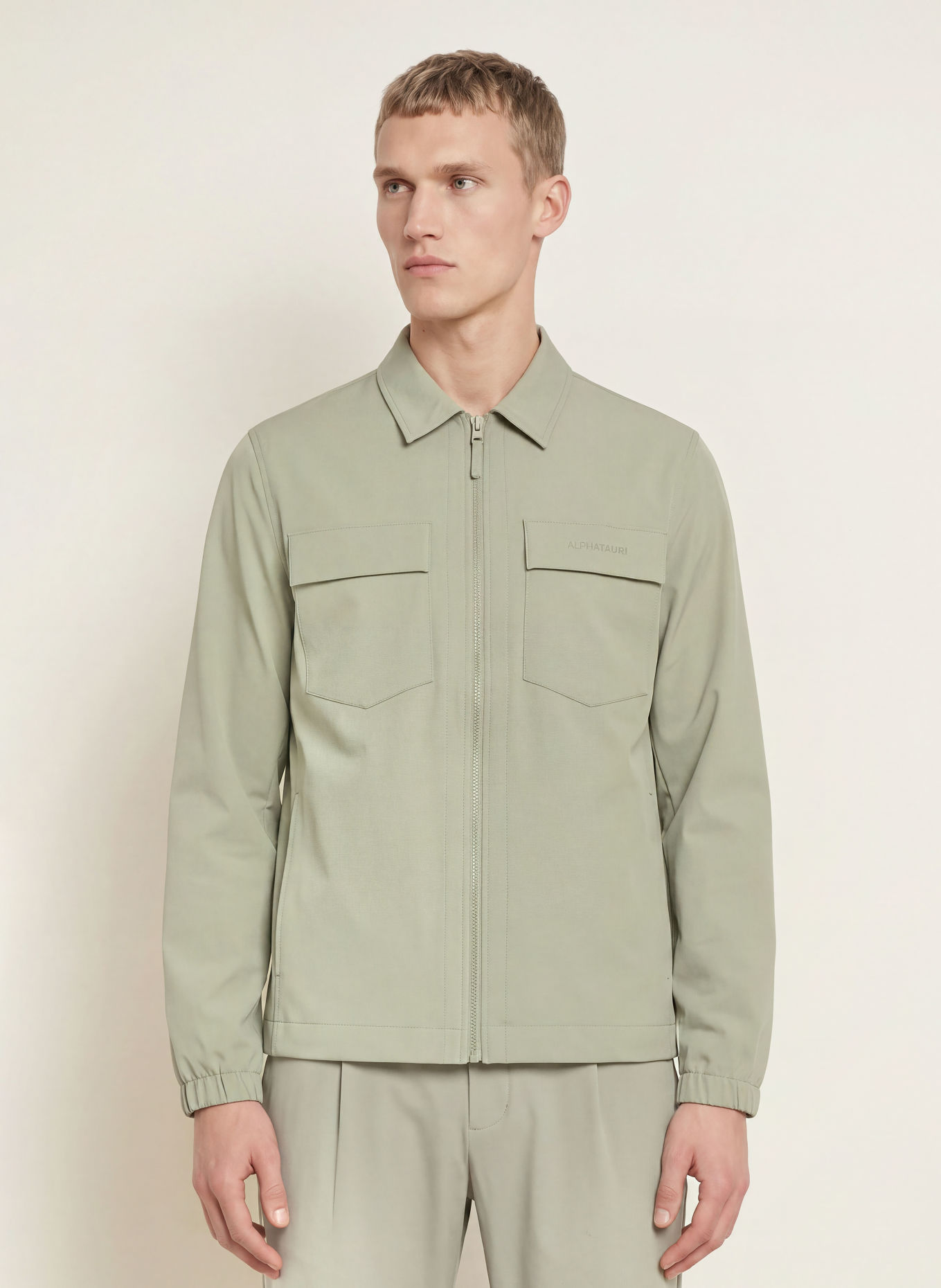 ALPHATAURI Overshirt ONGERS: LIGHT GREEN