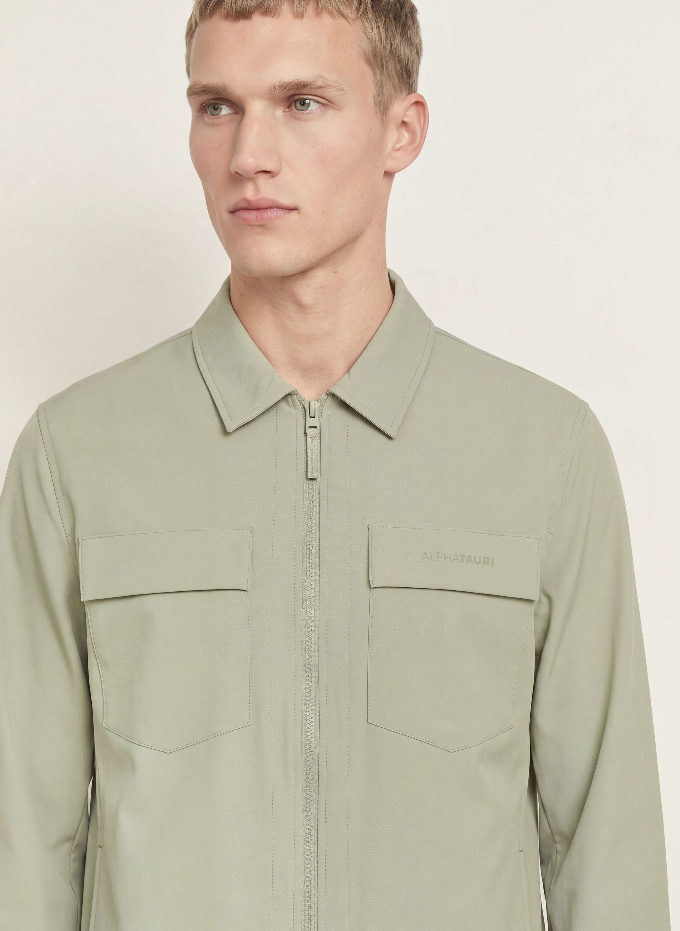 ALPHATAURI Overshirt ONGERS: LIGHT GREEN