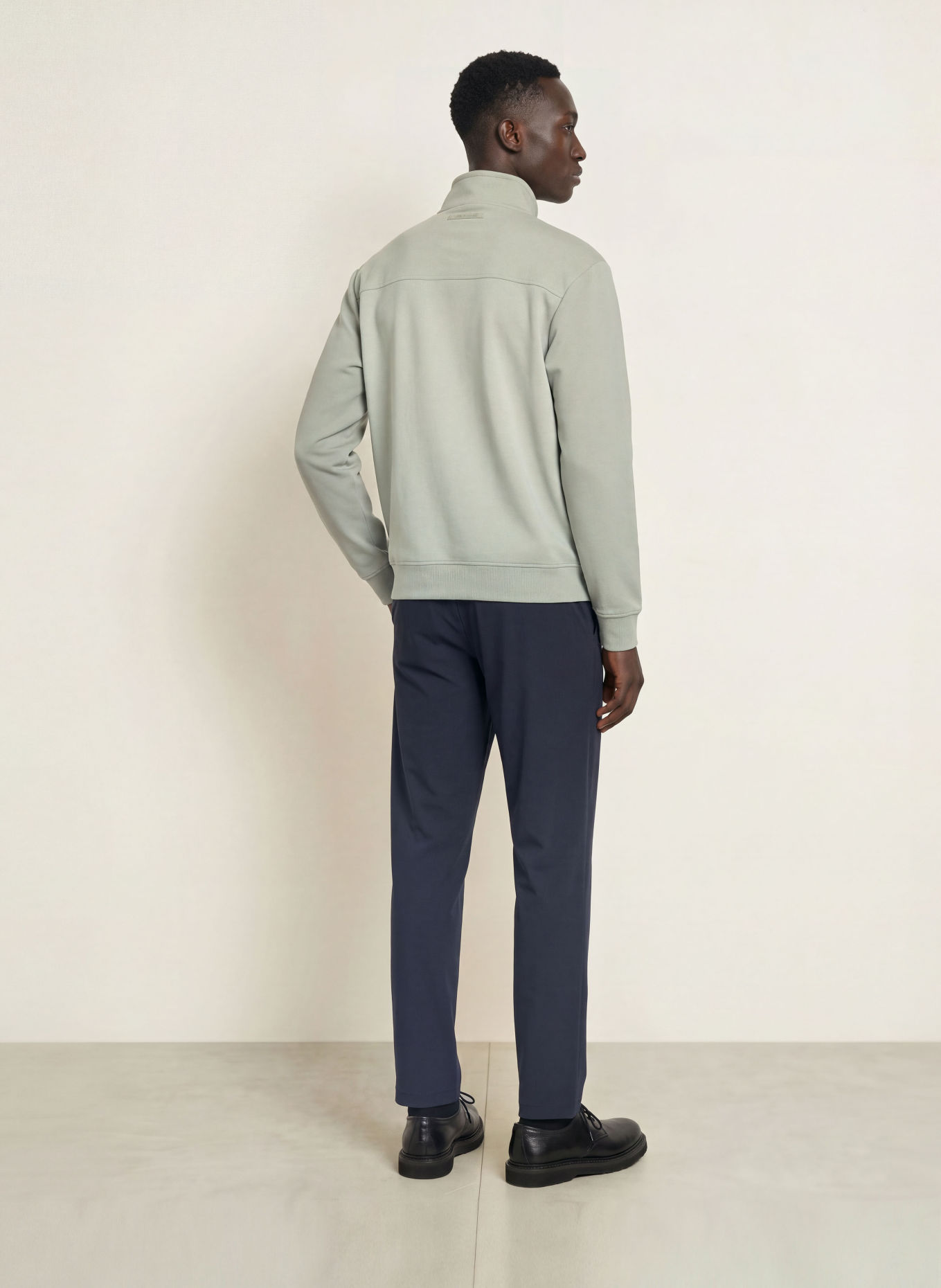 ALPHATAURI SYLVES Half-zip sweatshirt: LIGHT GREEN